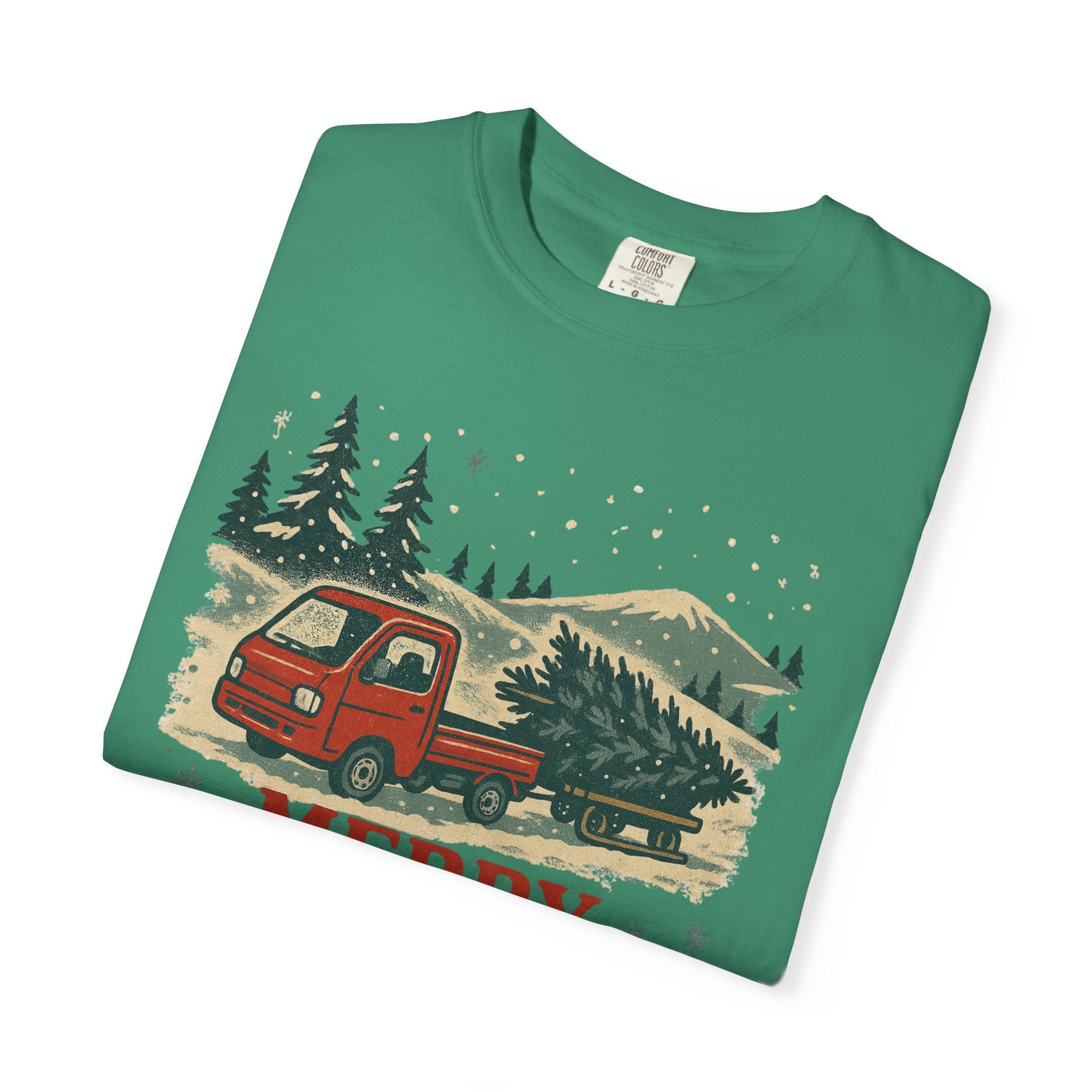 Merry Christmas Vintage Kei Truck T-Shirt