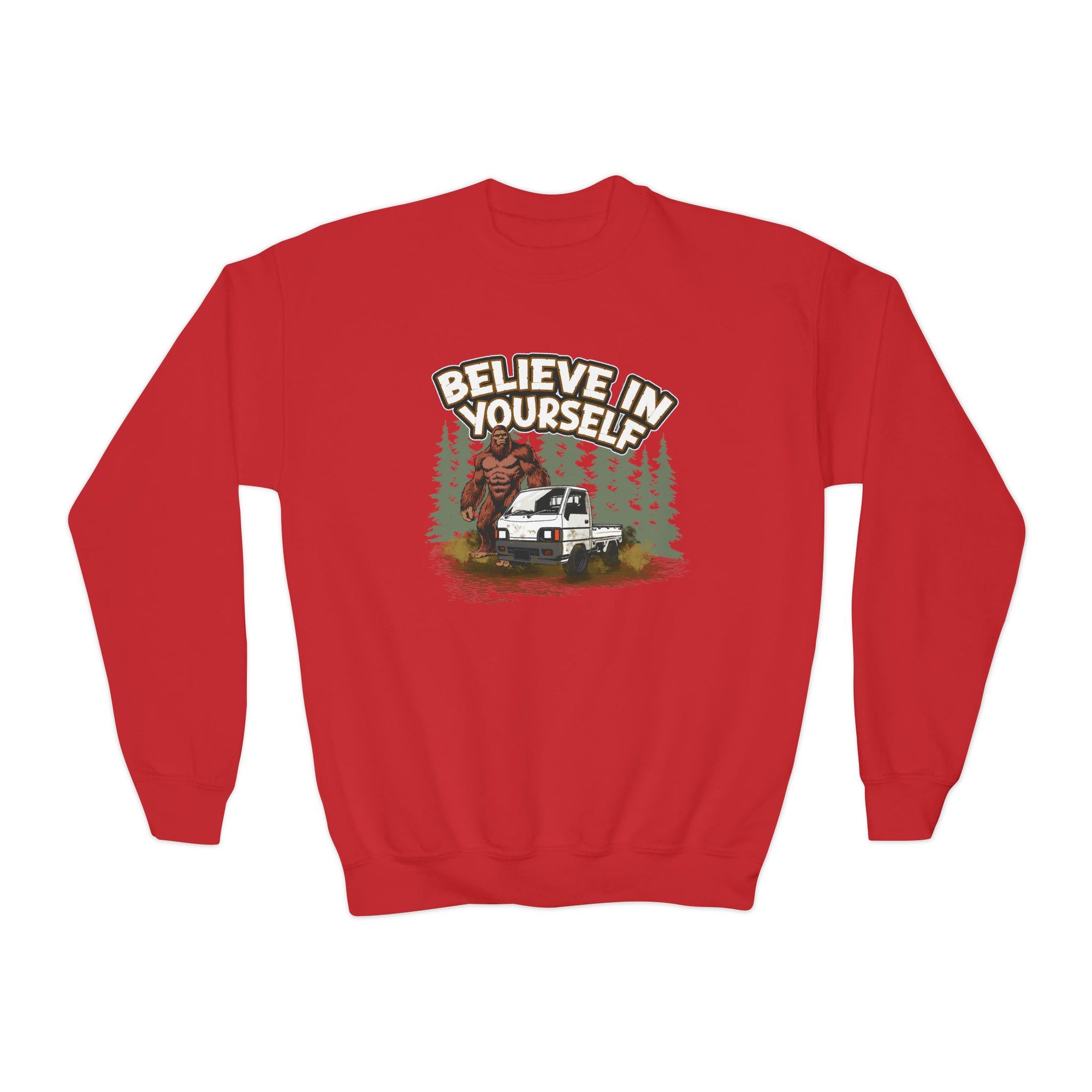 Sasquatch Youth Crewneck Kei Truck Sweatshirt