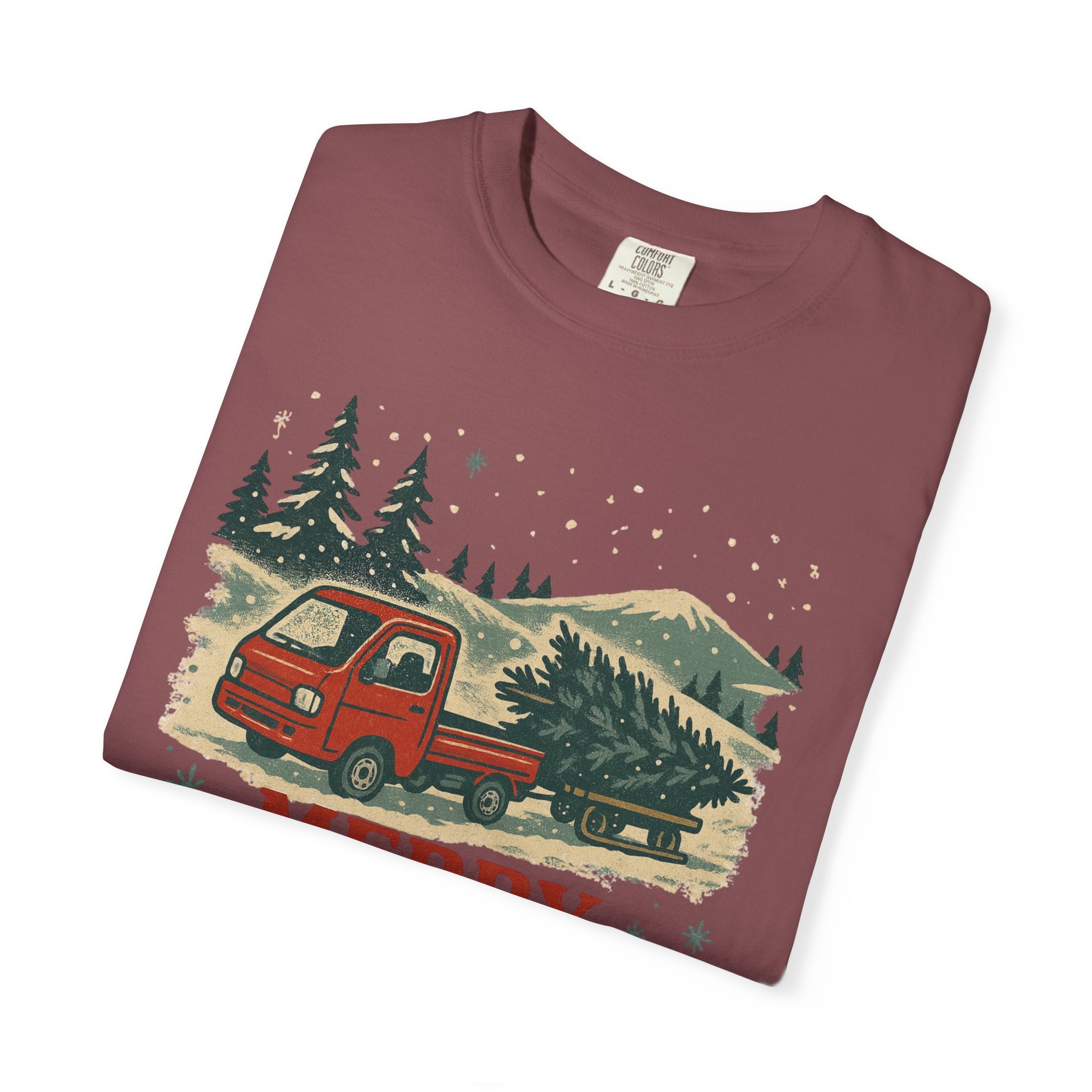 Merry Christmas Vintage Kei Truck T-Shirt