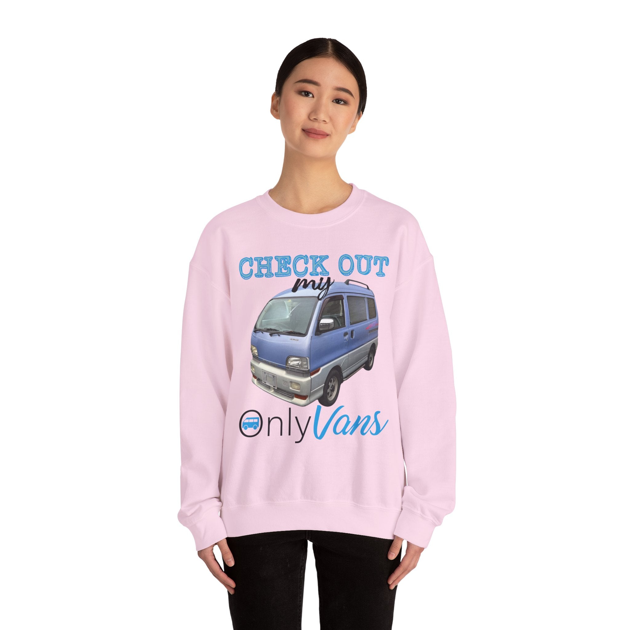 Check Out My Only Kei Van TShirt Unisex Heavy Blend™ Crewneck Sweatshirt