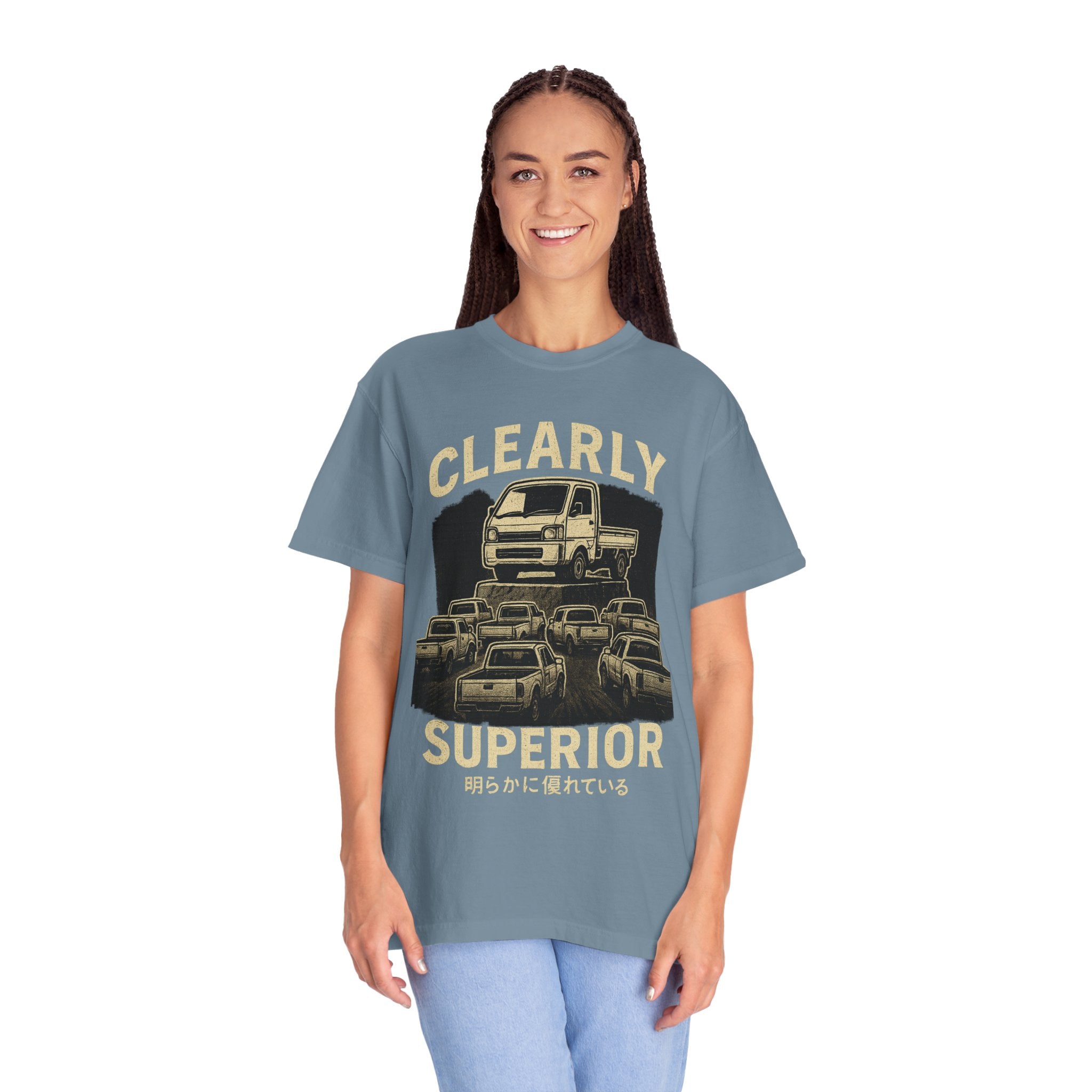 Clearly Superior Kei Truck T-Shirt — Retro Car Crew Graphic Tee