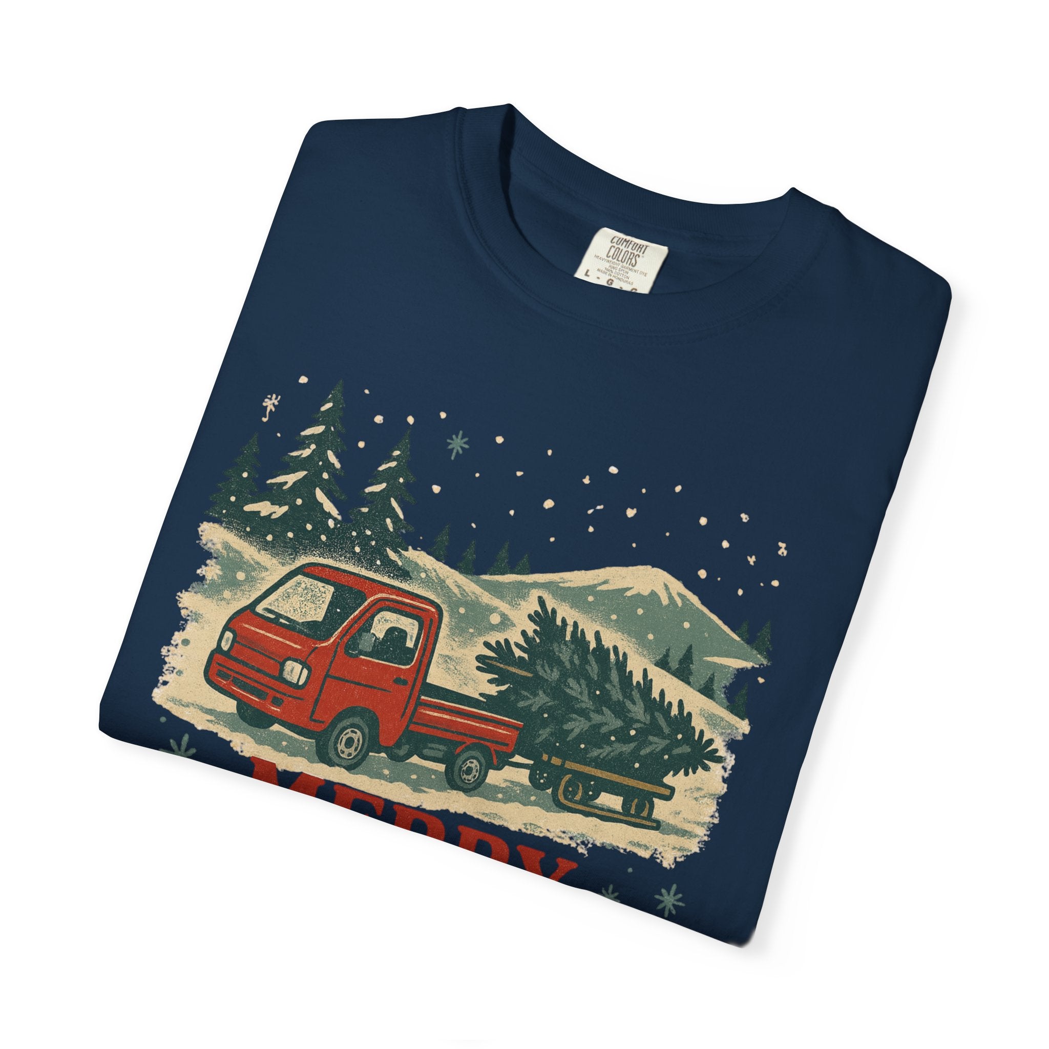 Merry Christmas Vintage Kei Truck T-Shirt