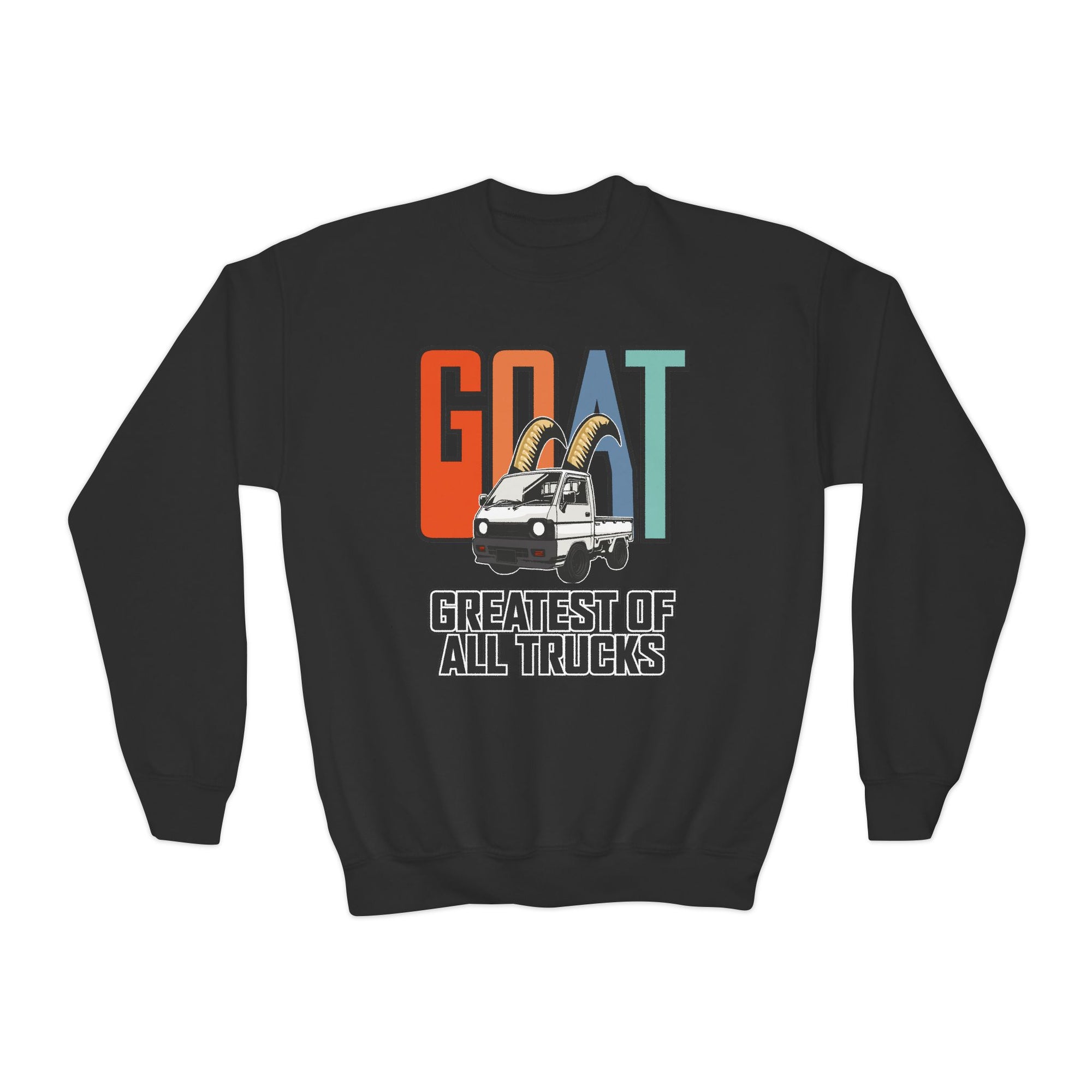 GOAT Youth Crewneck Kei Truck Sweatshirt - Greatest of All Trucks