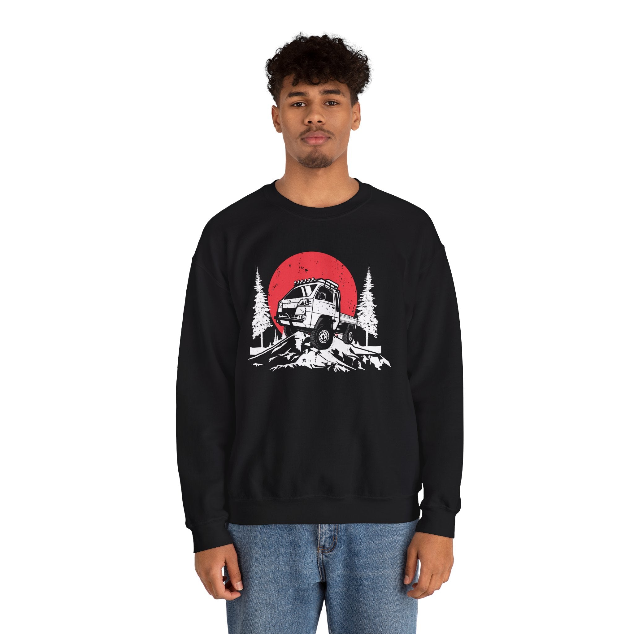 Kei Truck Mountain Crewneck Sweatshirt