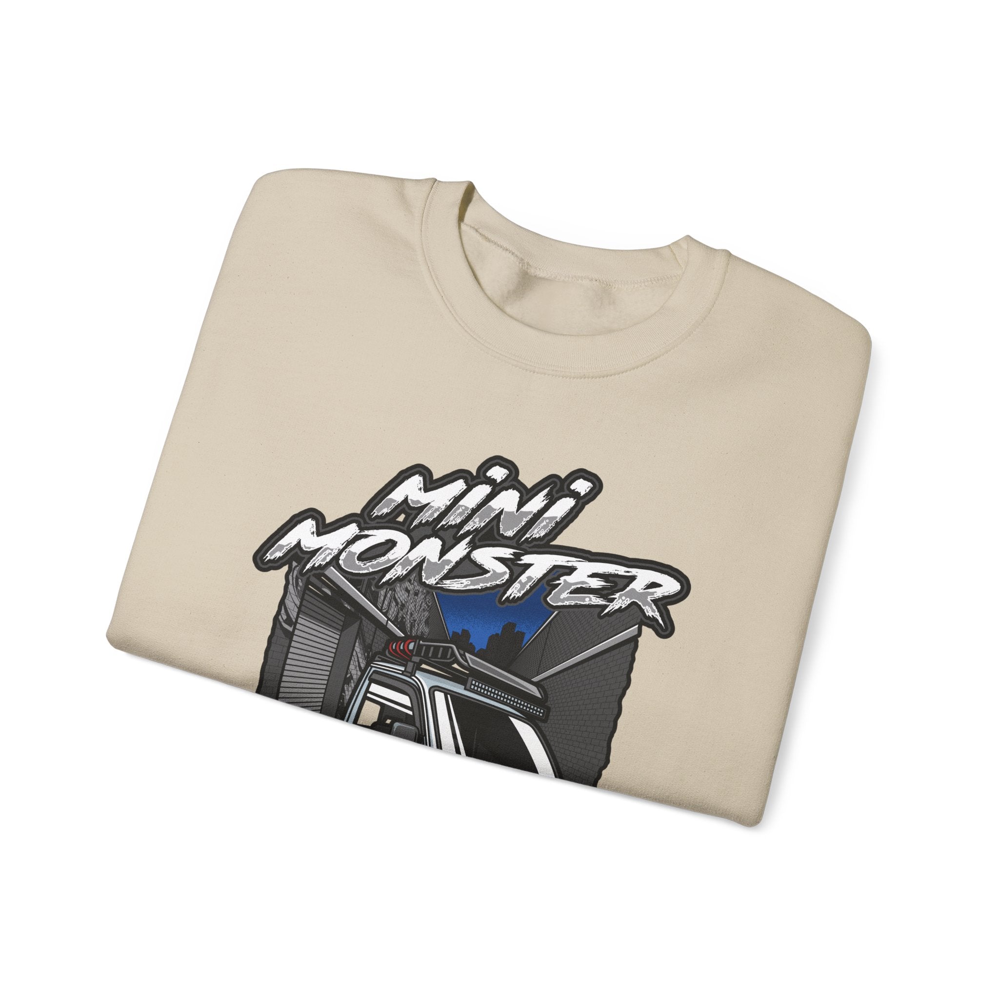 Mini Monster Truck Heavy Blend™ Crewneck Sweatshirt