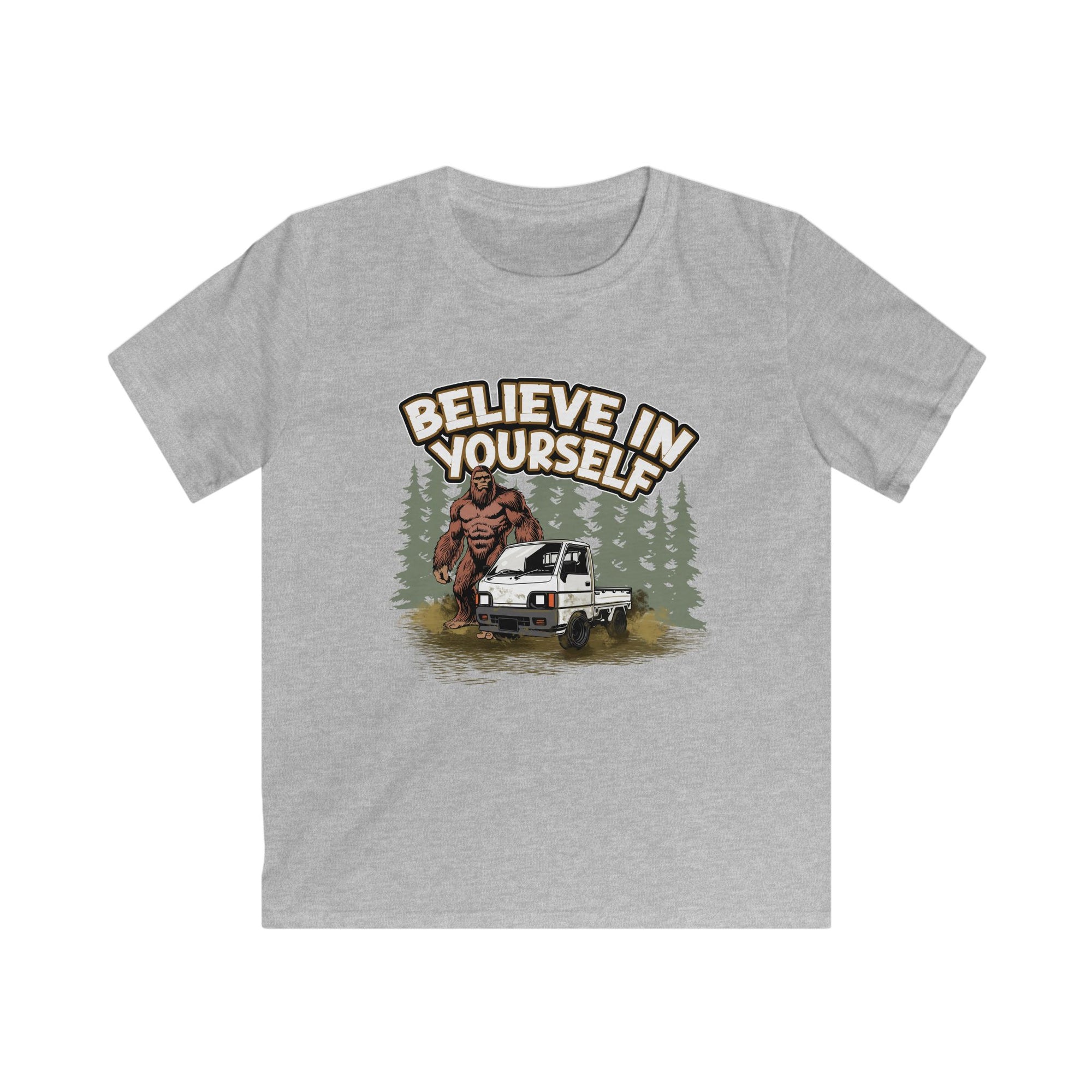 Kids 'Believe in Yourself' Sasquatch Kei Truck Tee