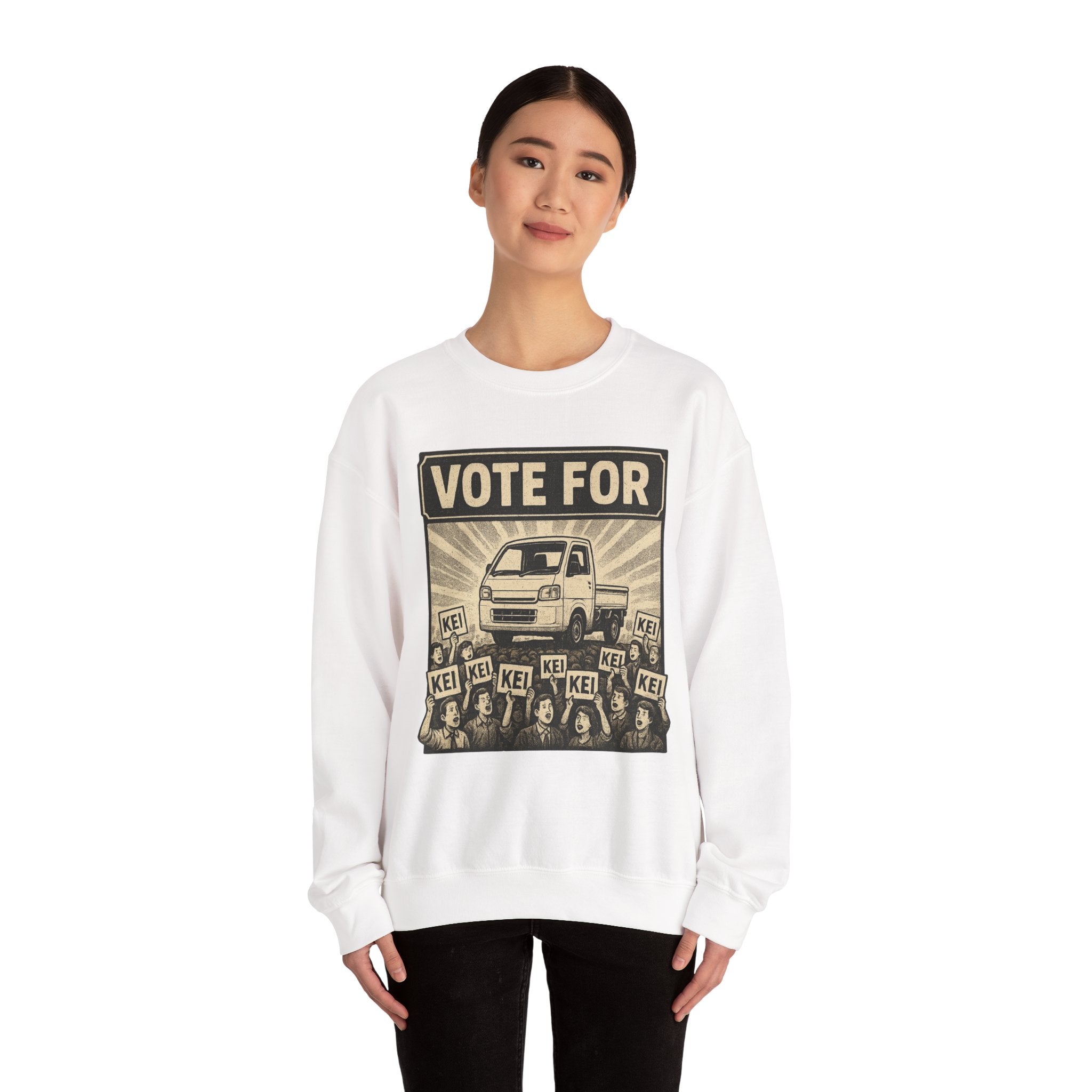 Vote For Kei Trucks Heavy Blend™ Crewneck Sweatshirt