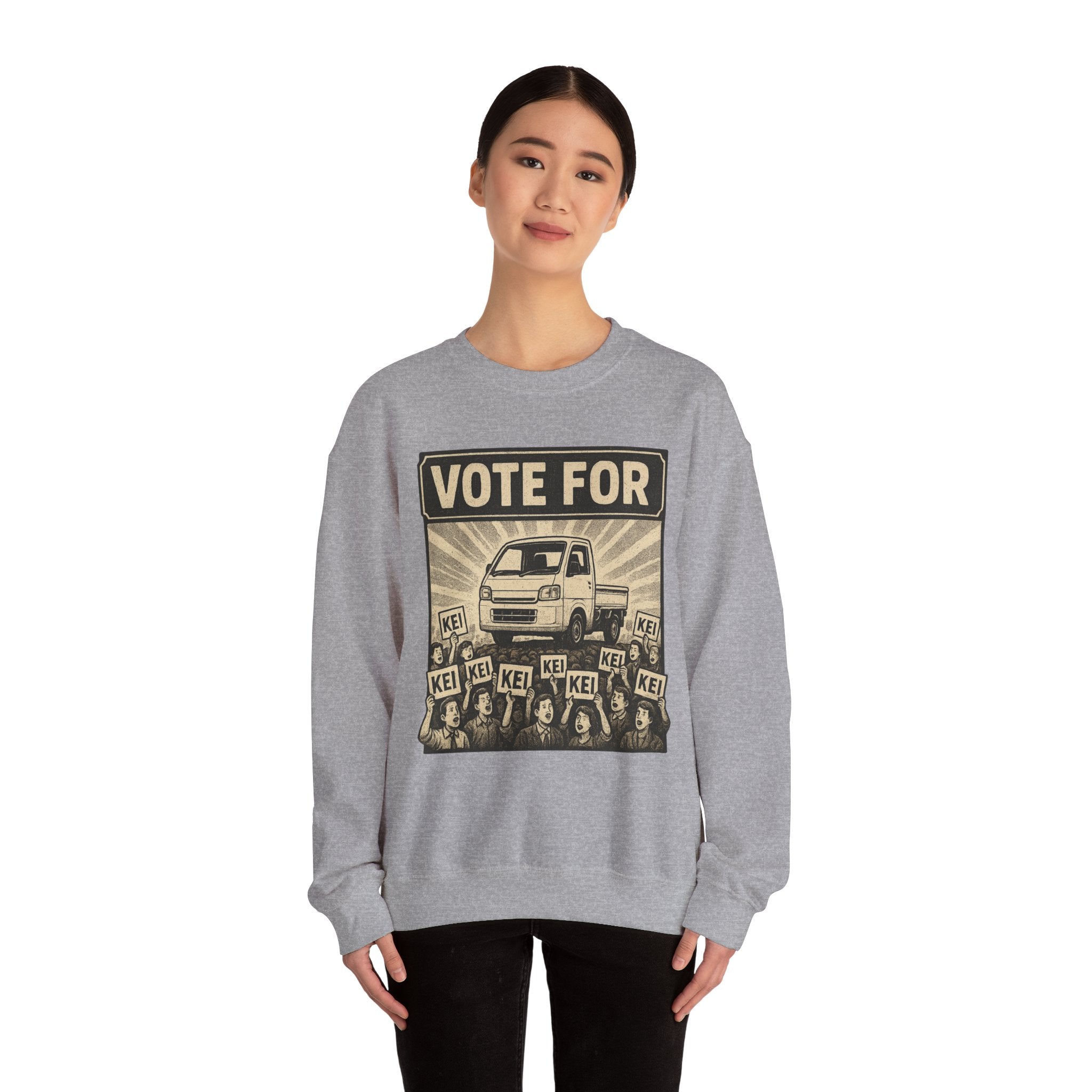 Vote For Kei Trucks Heavy Blend™ Crewneck Sweatshirt