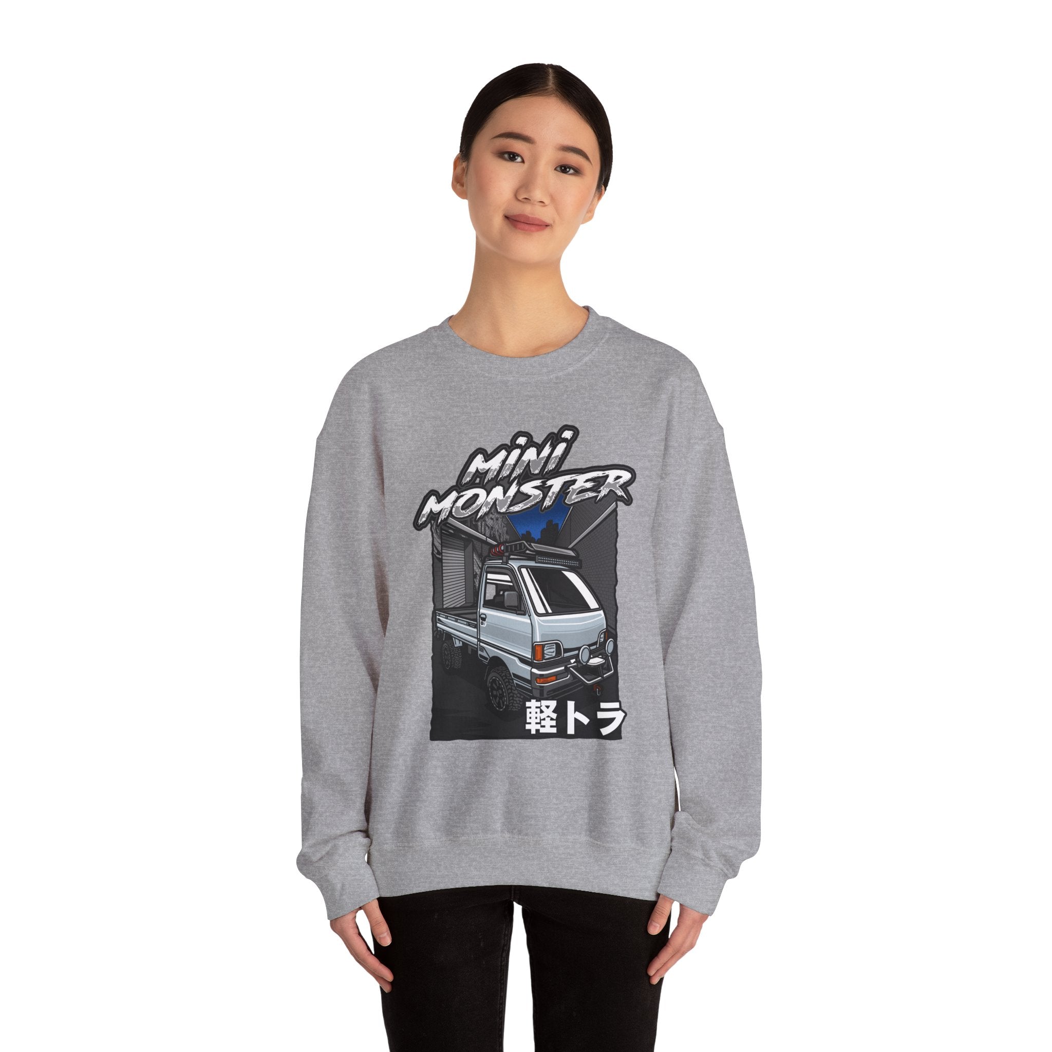 Mini Monster Truck Heavy Blend™ Crewneck Sweatshirt