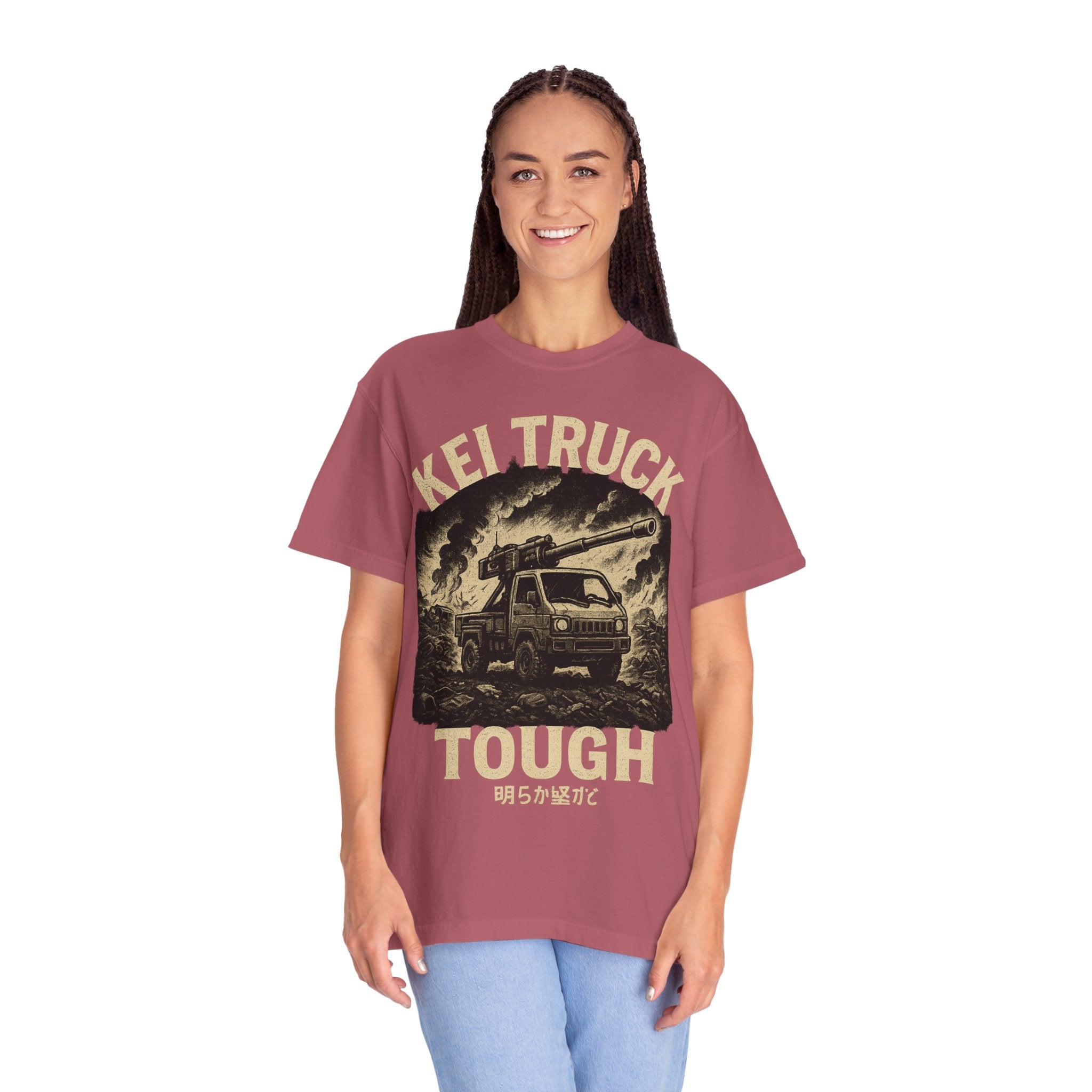 Kei Truck Tough Graphic T-Shirt — Retro Mini Truck Adventure Tee