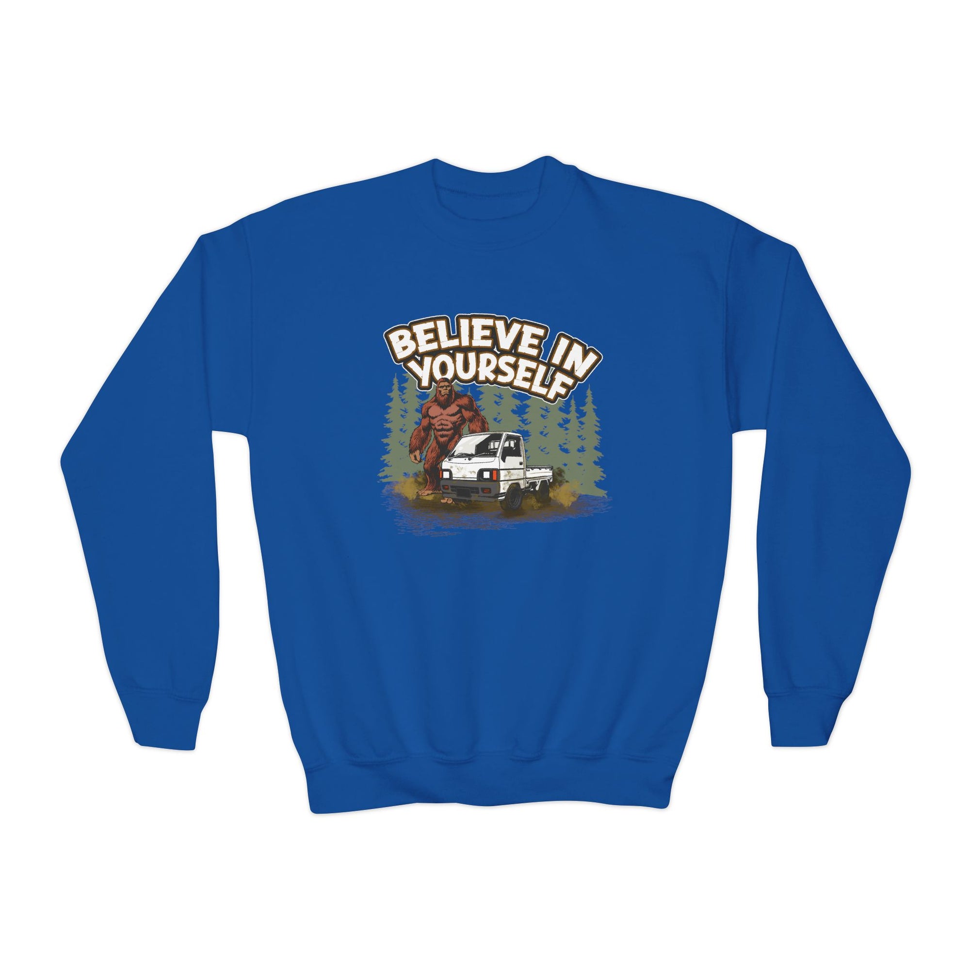 Sasquatch Youth Crewneck Kei Truck Sweatshirt