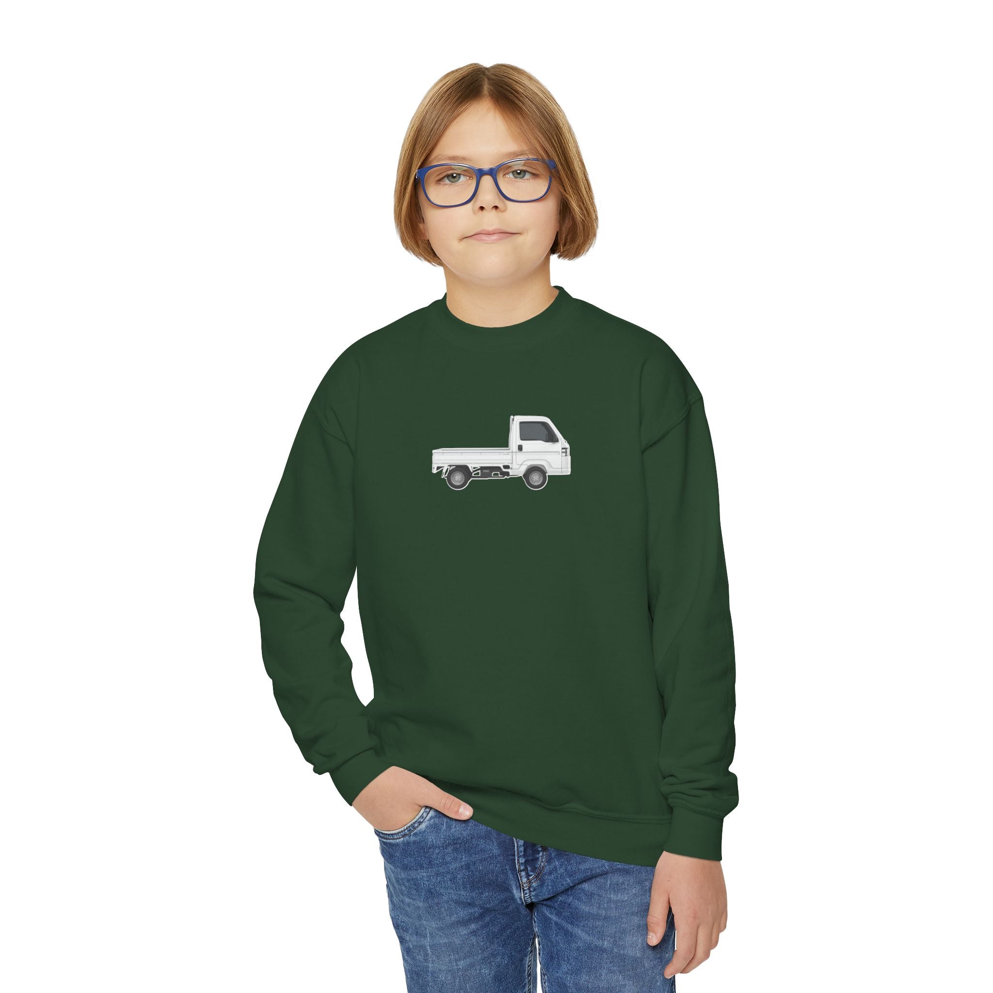 Kids Kei Truck Crewneck Sweatshirt