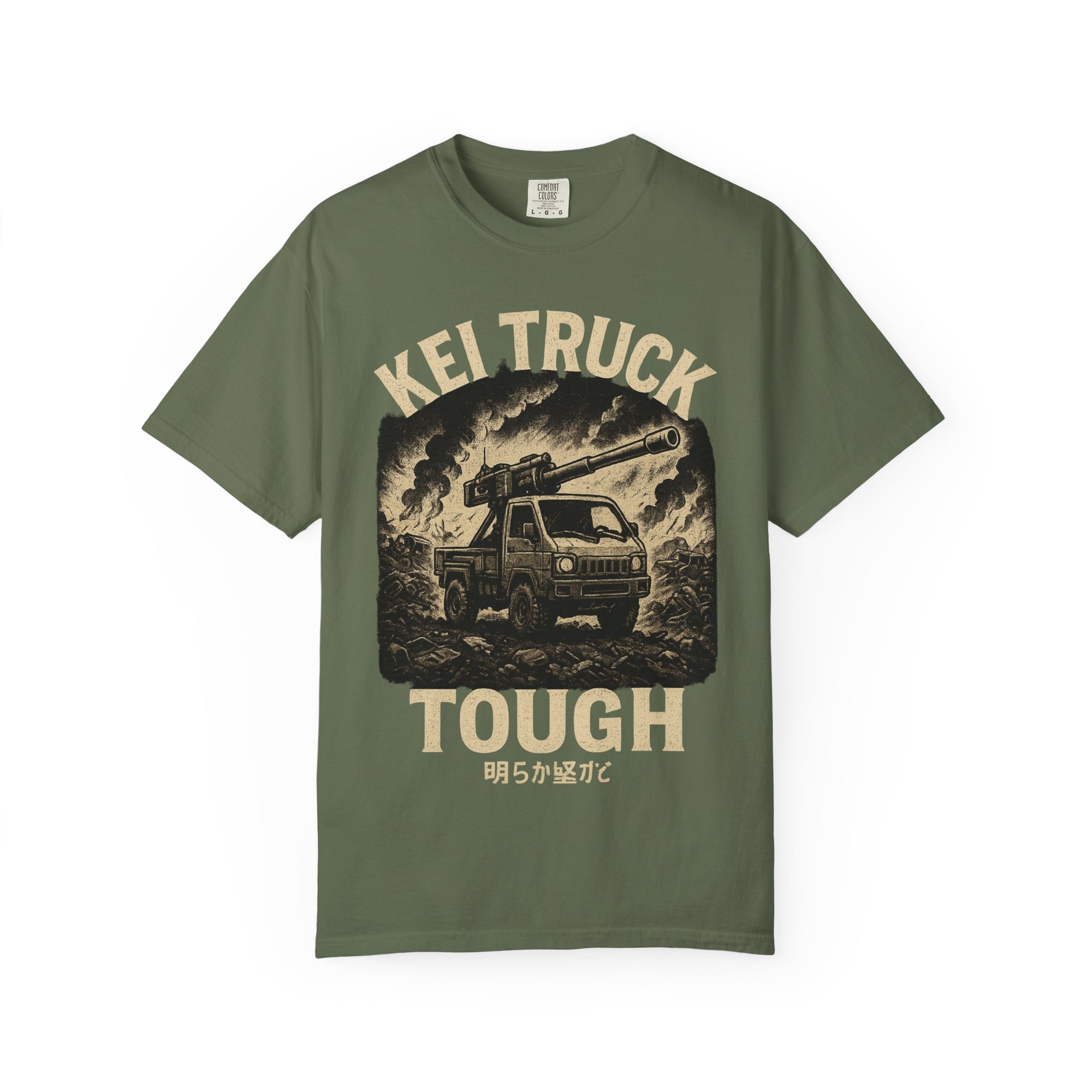 Kei Truck Tough Graphic T-Shirt — Retro Mini Truck Adventure Tee