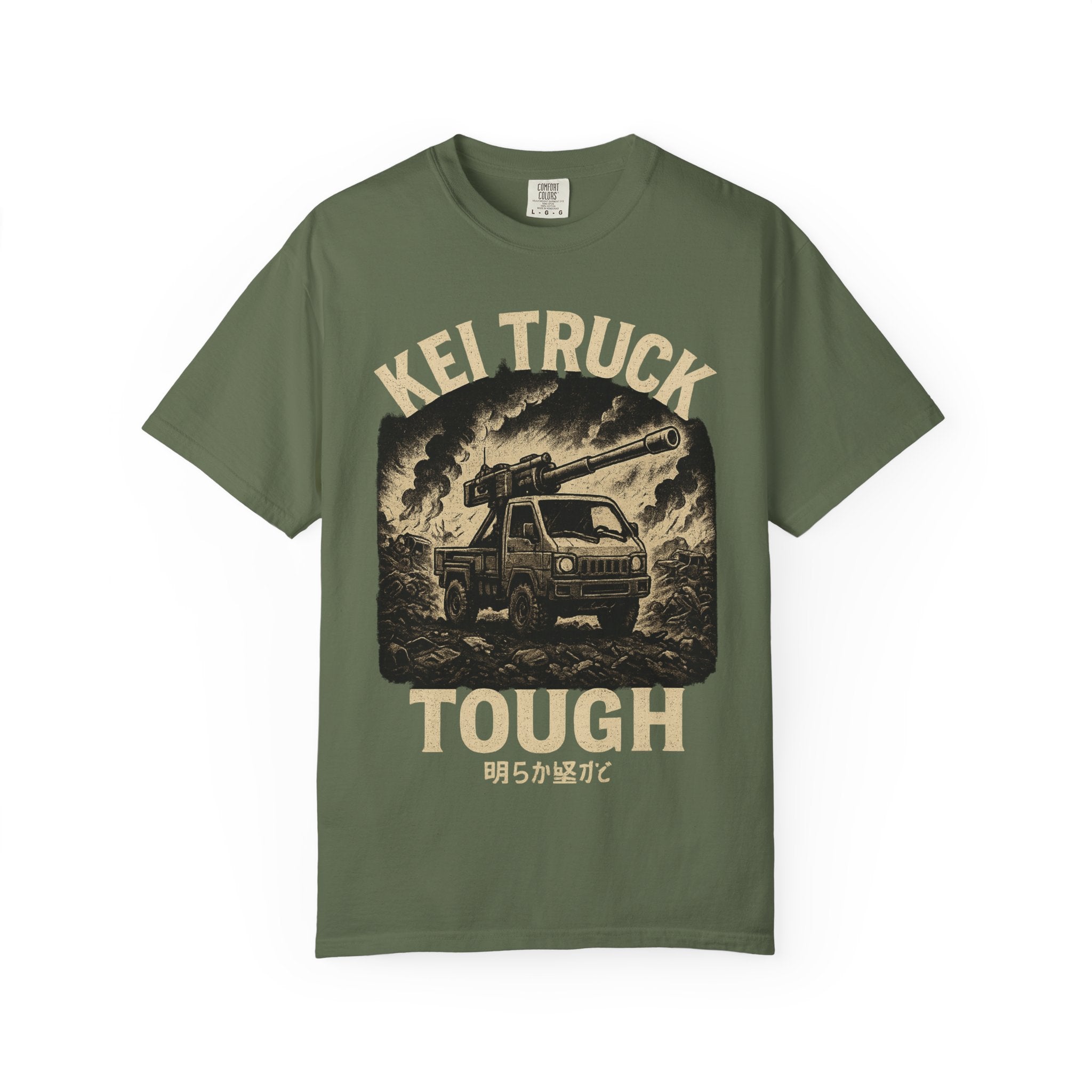 Kei Truck Tough Graphic T-Shirt — Retro Mini Truck Adventure Tee