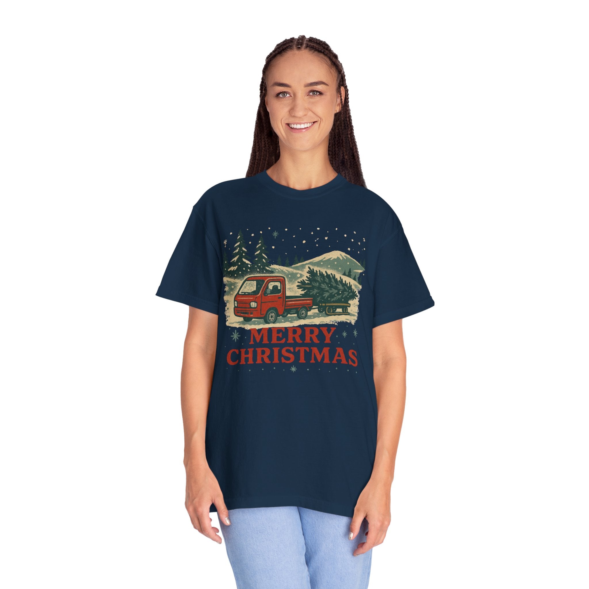 Merry Christmas Vintage Kei Truck T-Shirt