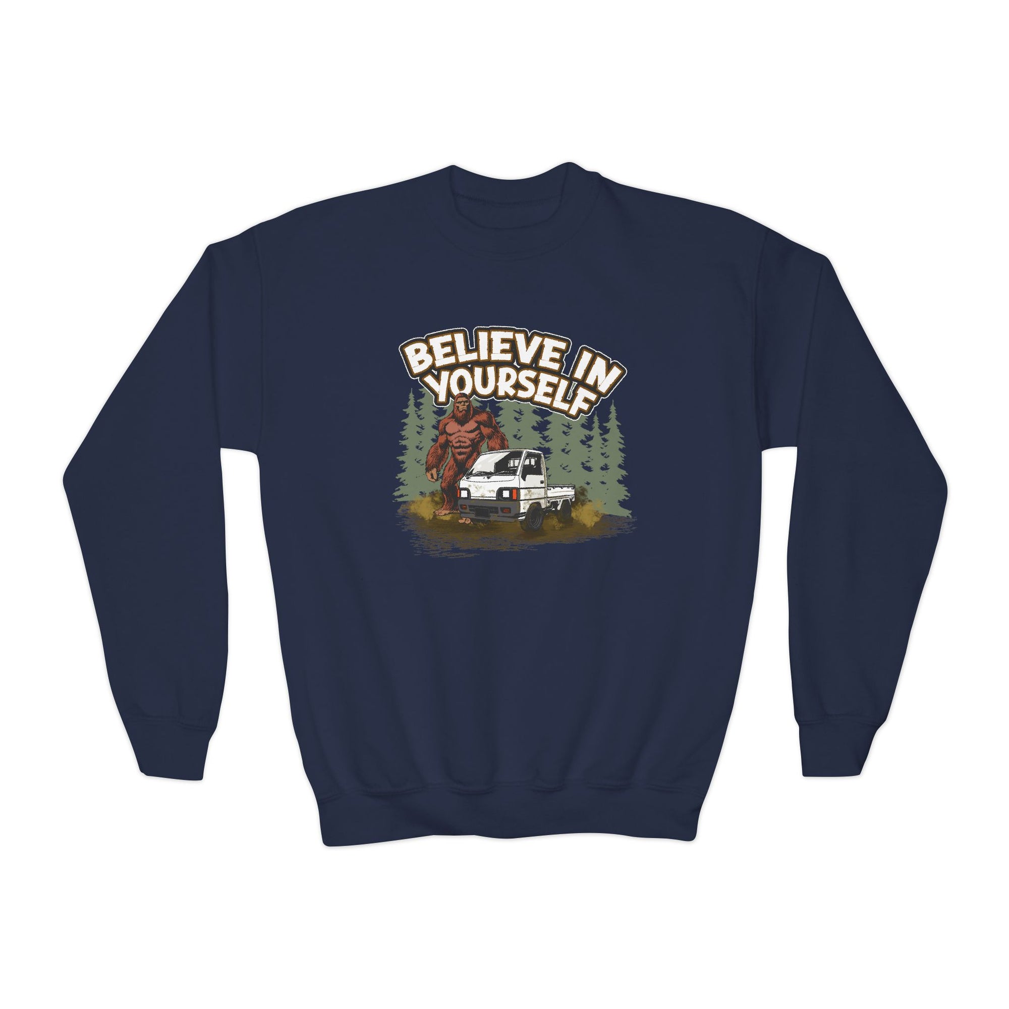 Sasquatch Youth Crewneck Kei Truck Sweatshirt