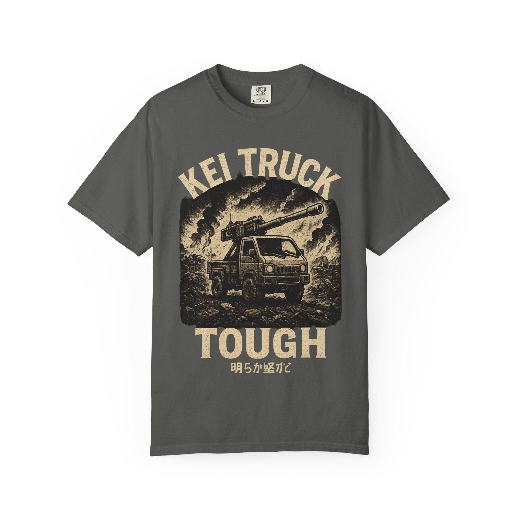 Kei Truck Tough Graphic T-Shirt — Retro Mini Truck Adventure Tee