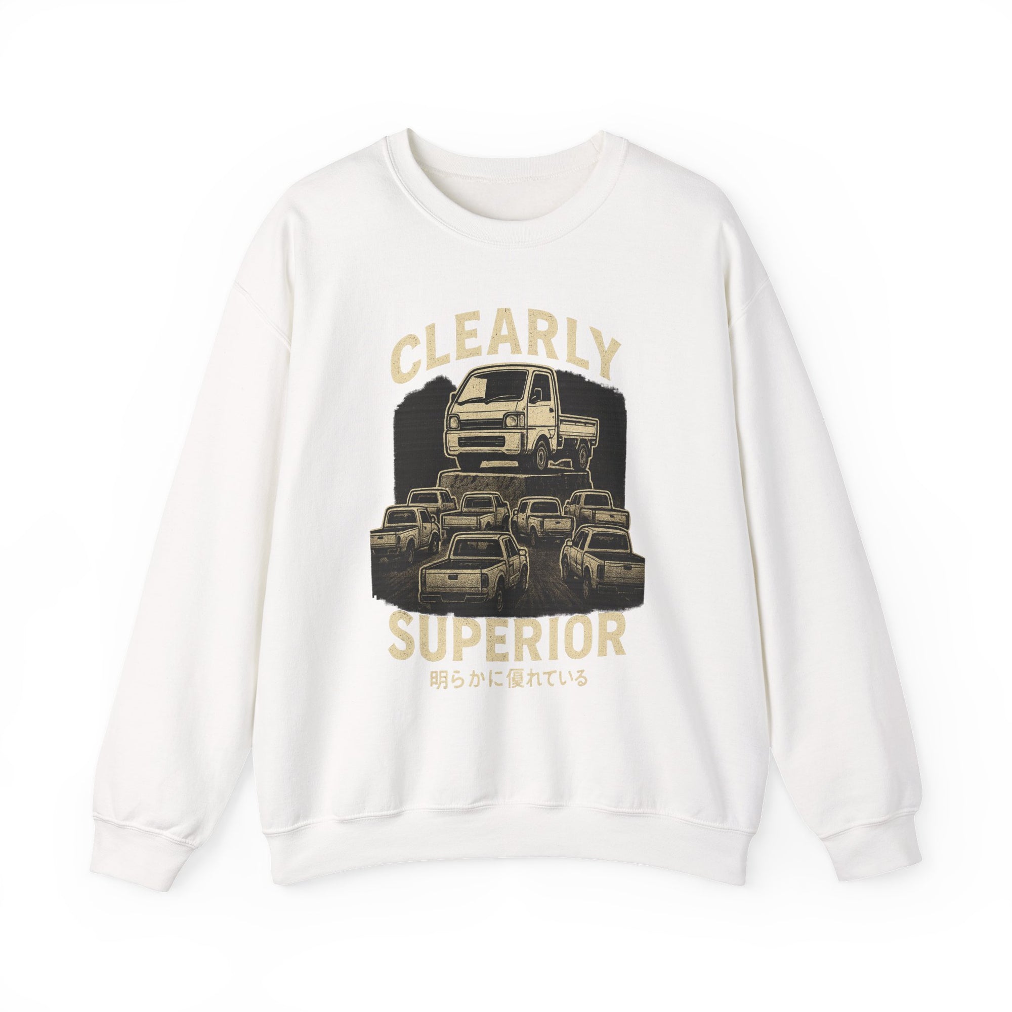 Clearly Superior Kei Truck Heavy Blend™ Crewneck Sweatshirt