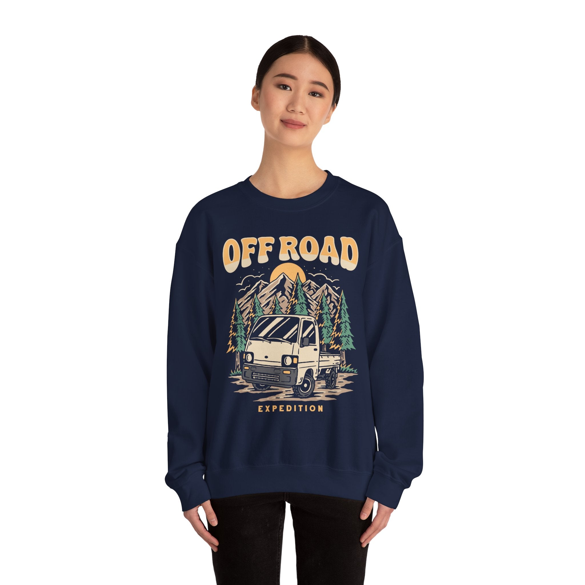 OFF Road Kei Truck Heavy Blend™ Crewneck Sweatshirt