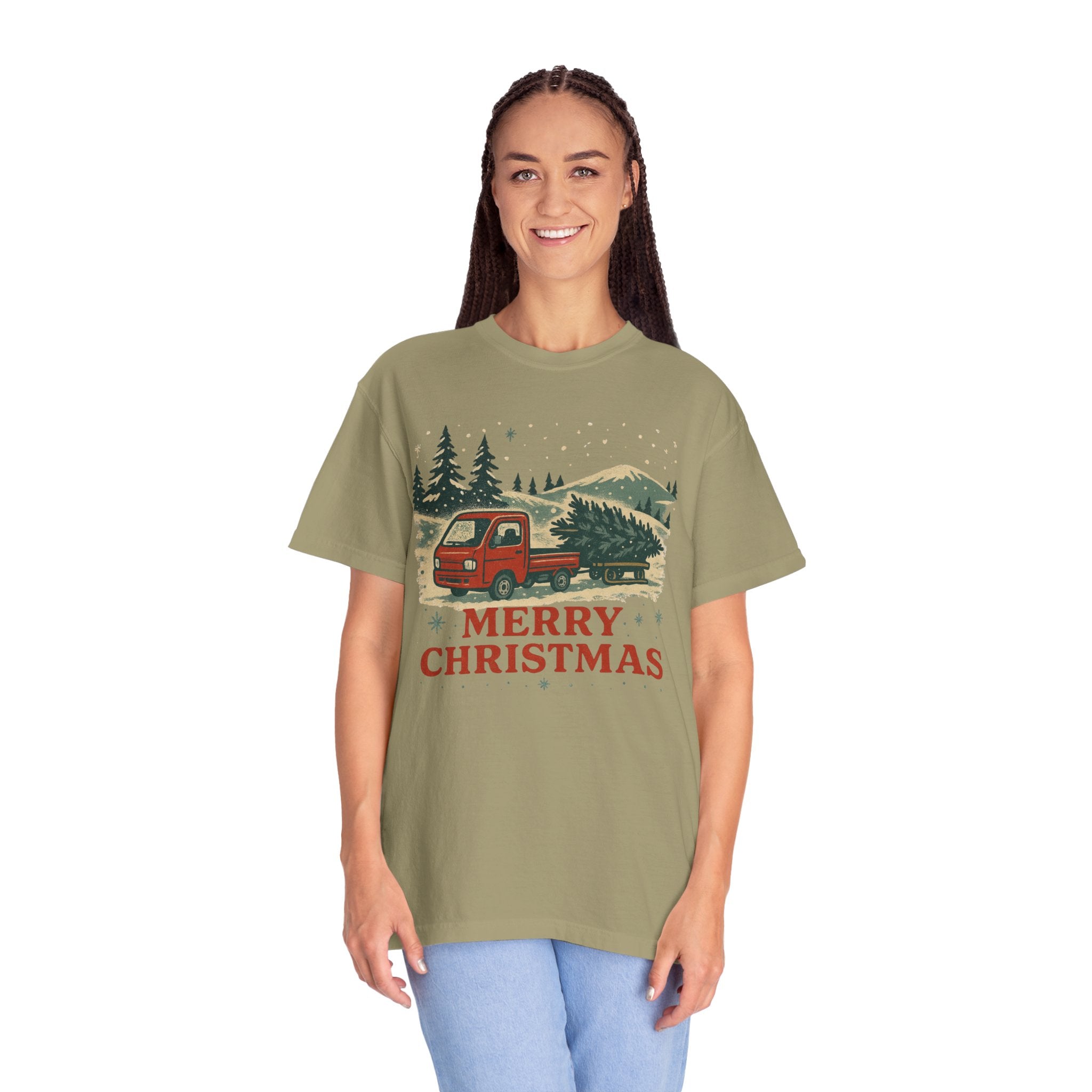 Merry Christmas Vintage Kei Truck T-Shirt