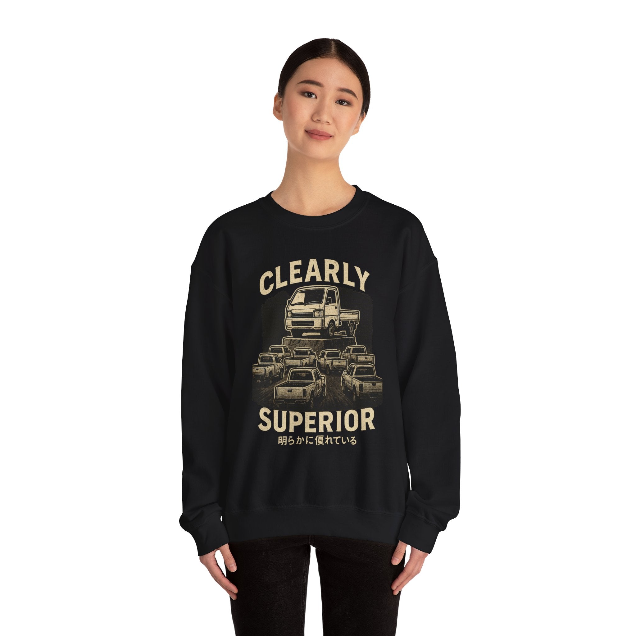 Clearly Superior Kei Truck Heavy Blend™ Crewneck Sweatshirt