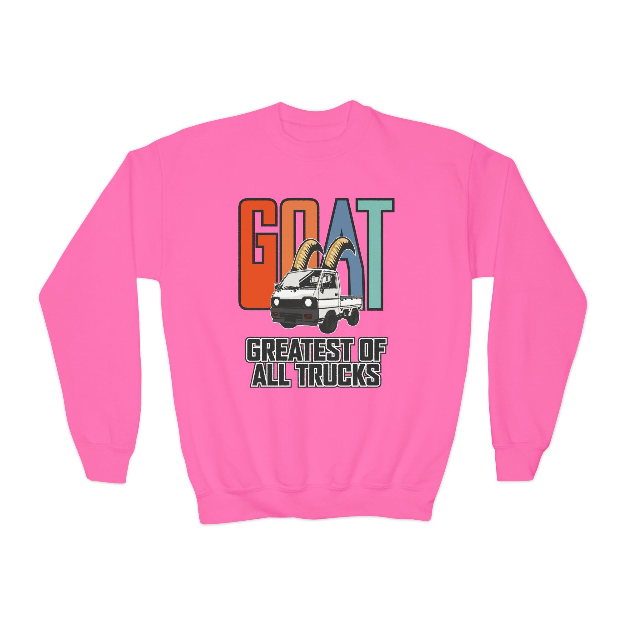 GOAT Youth Crewneck Kei Truck Sweatshirt - Greatest of All Trucks
