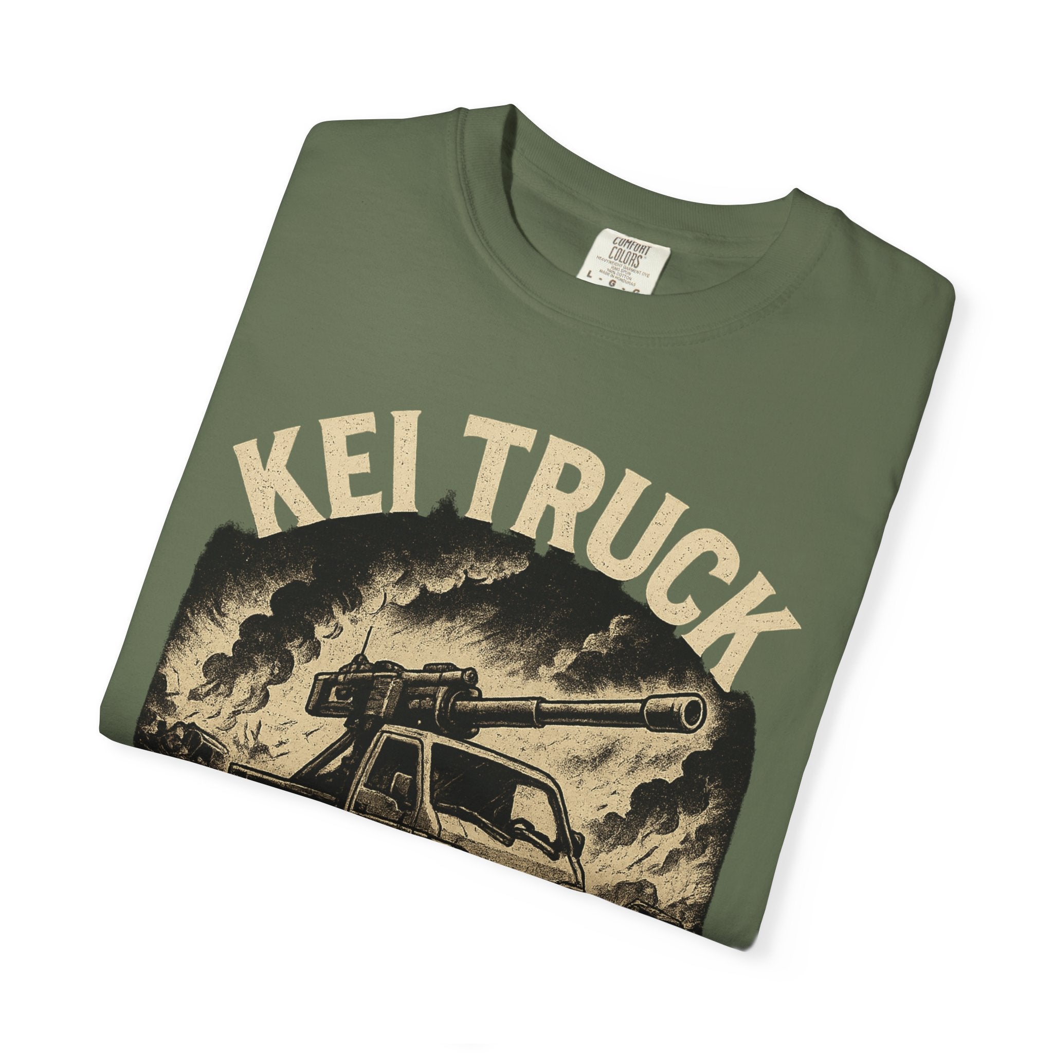 Kei Truck Tough Graphic T-Shirt — Retro Mini Truck Adventure Tee