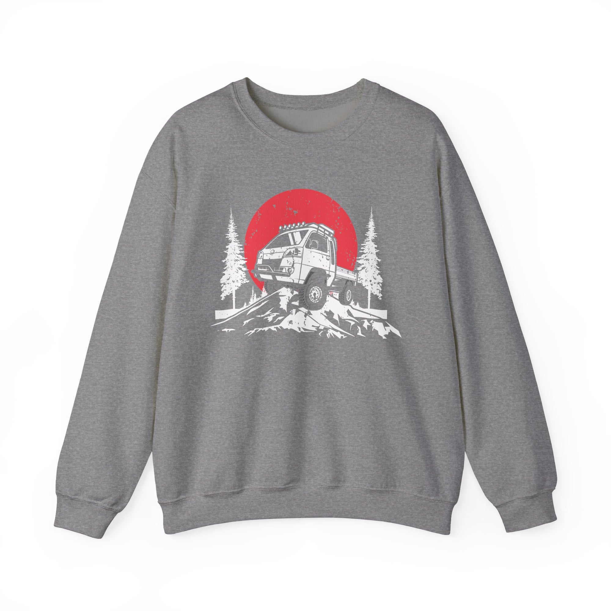 Kei Truck Mountain Crewneck Sweatshirt