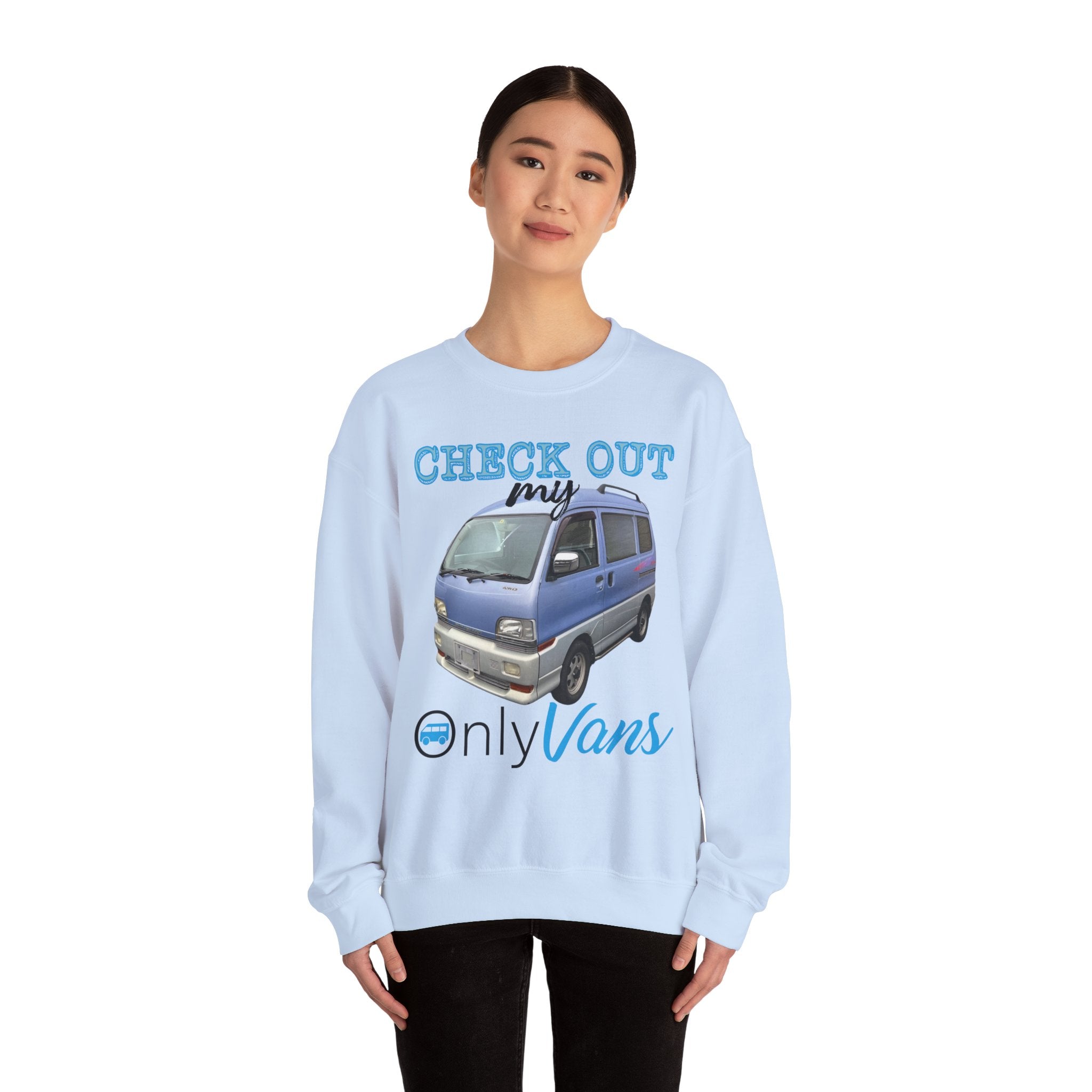 Check Out My Only Kei Van TShirt Unisex Heavy Blend™ Crewneck Sweatshirt