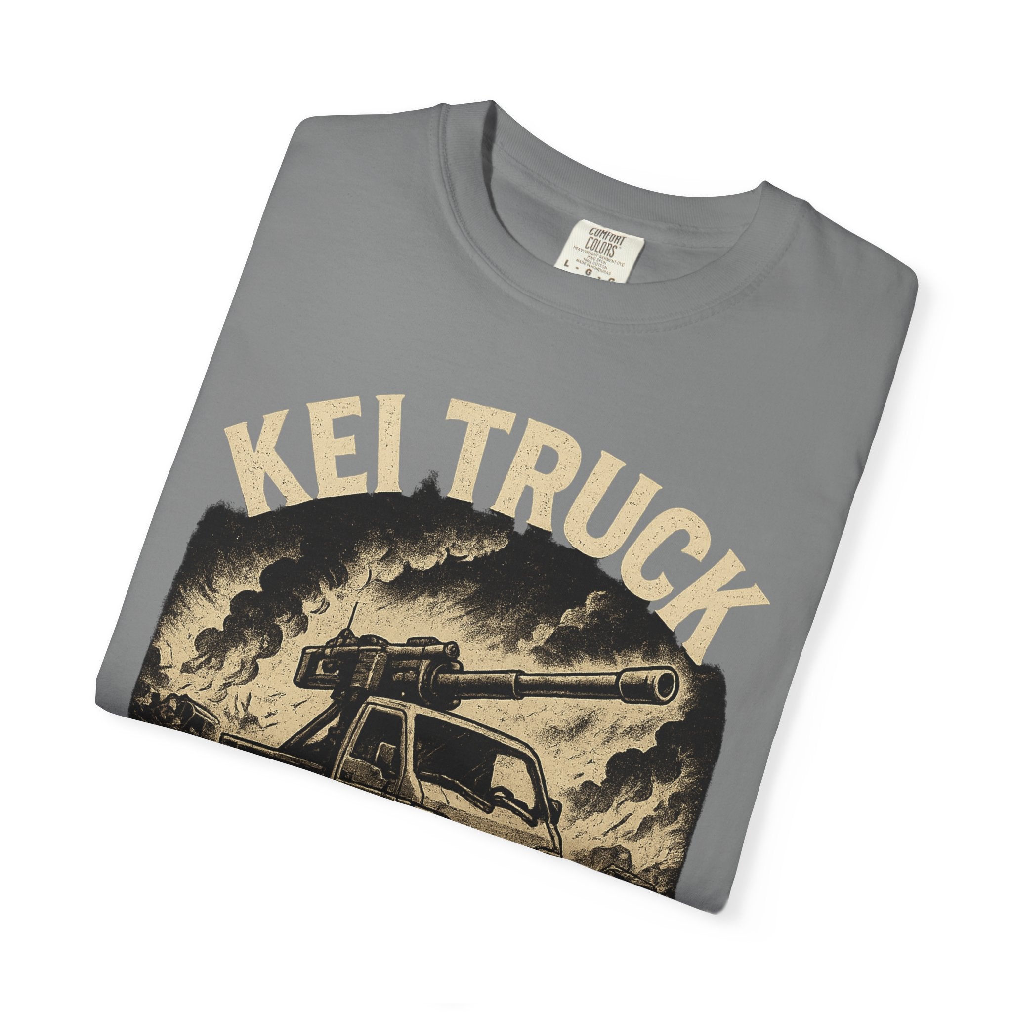 Kei Truck Tough Graphic T-Shirt — Retro Mini Truck Adventure Tee
