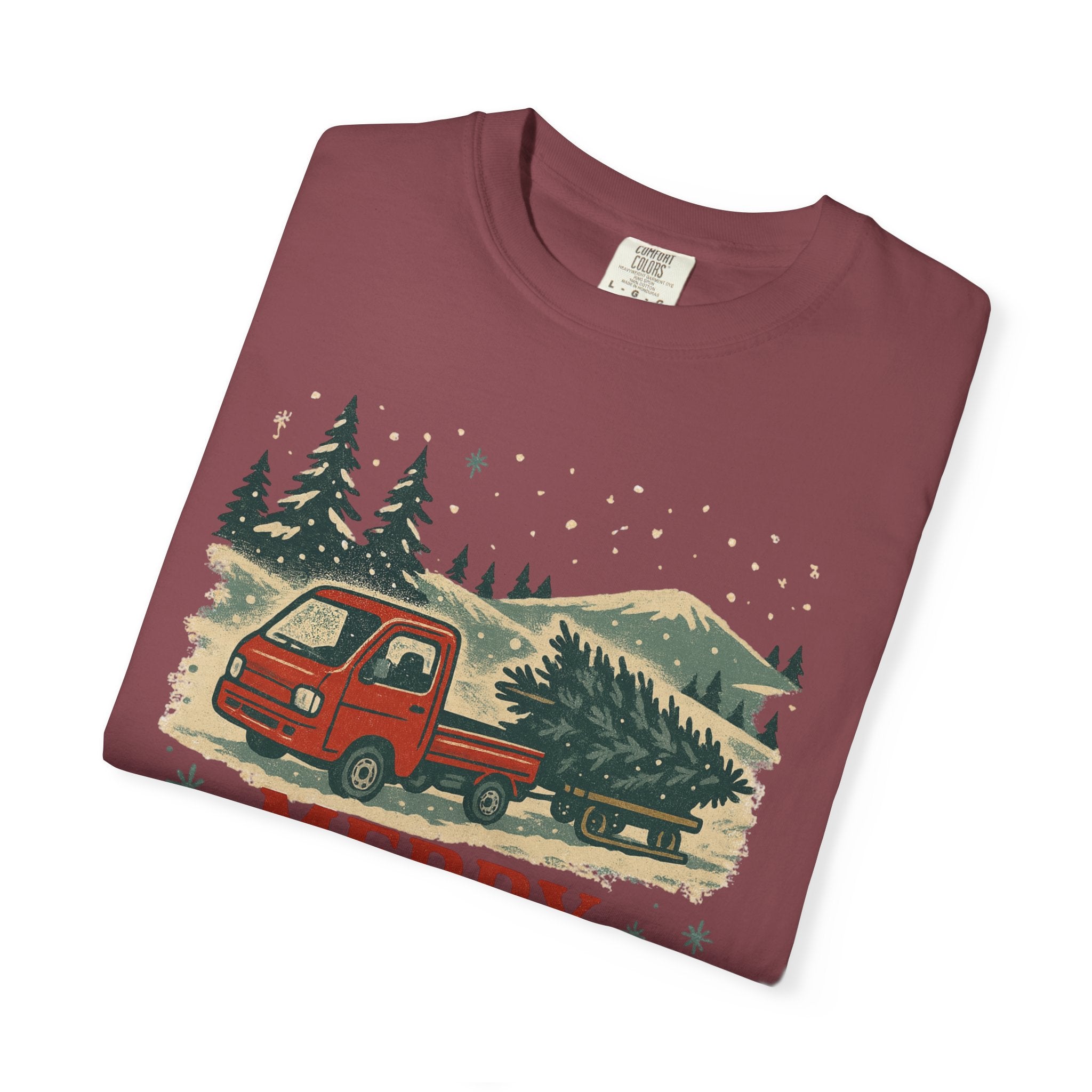 Merry Christmas Vintage Kei Truck T-Shirt