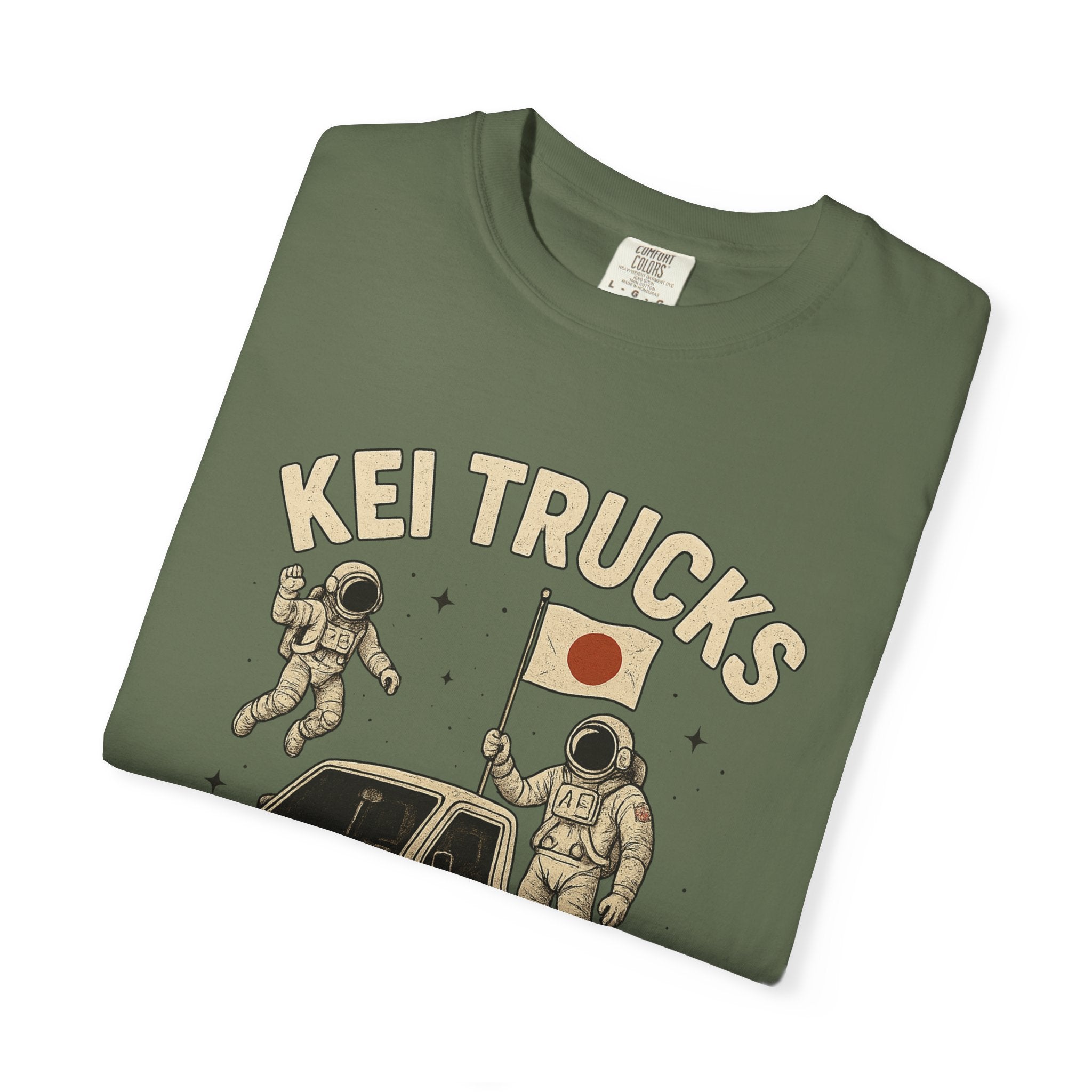 Kei Trucks Go Anywhere T-Shirt — Astronaut Mini Truck Tee
