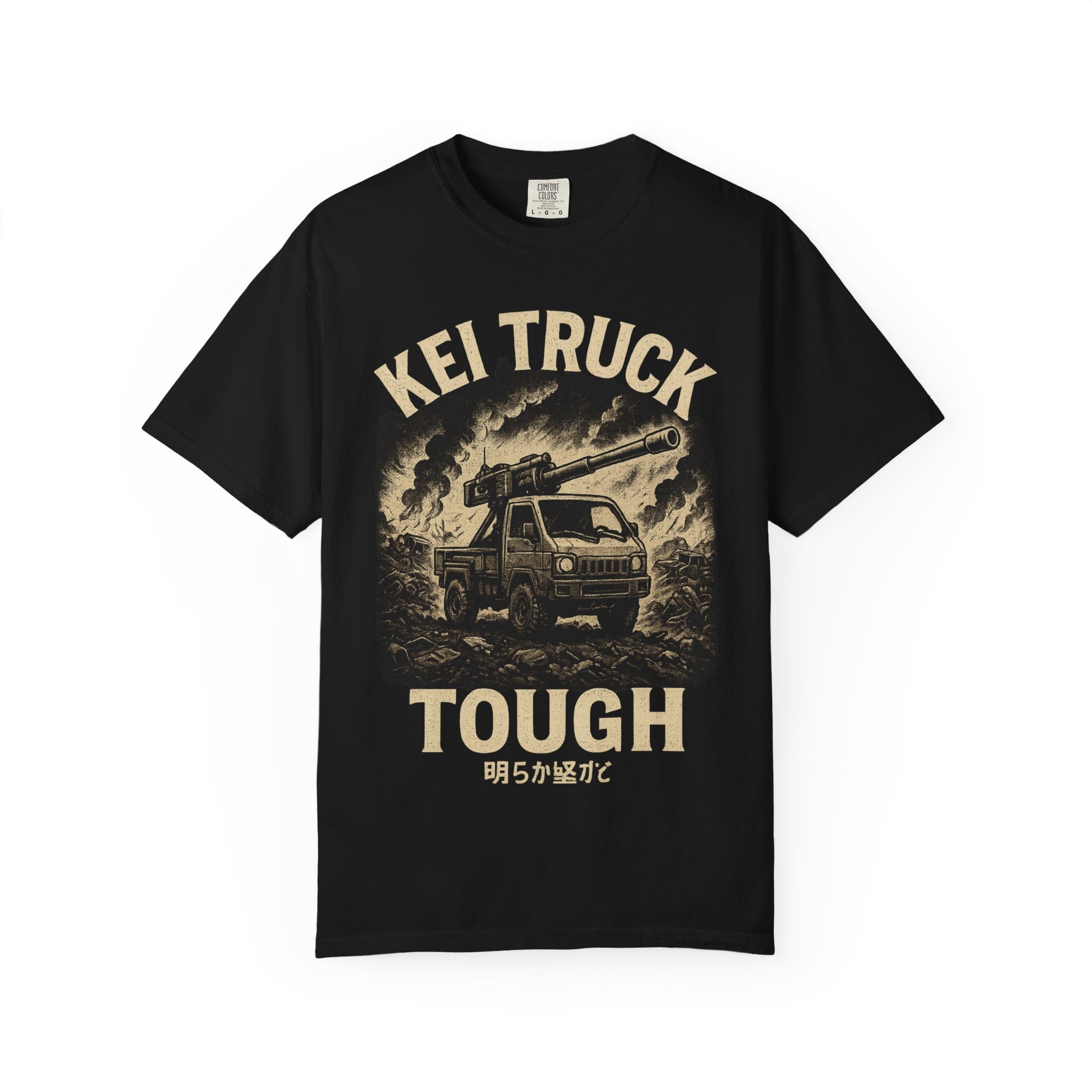 Kei Truck Tough Graphic T-Shirt — Retro Mini Truck Adventure Tee