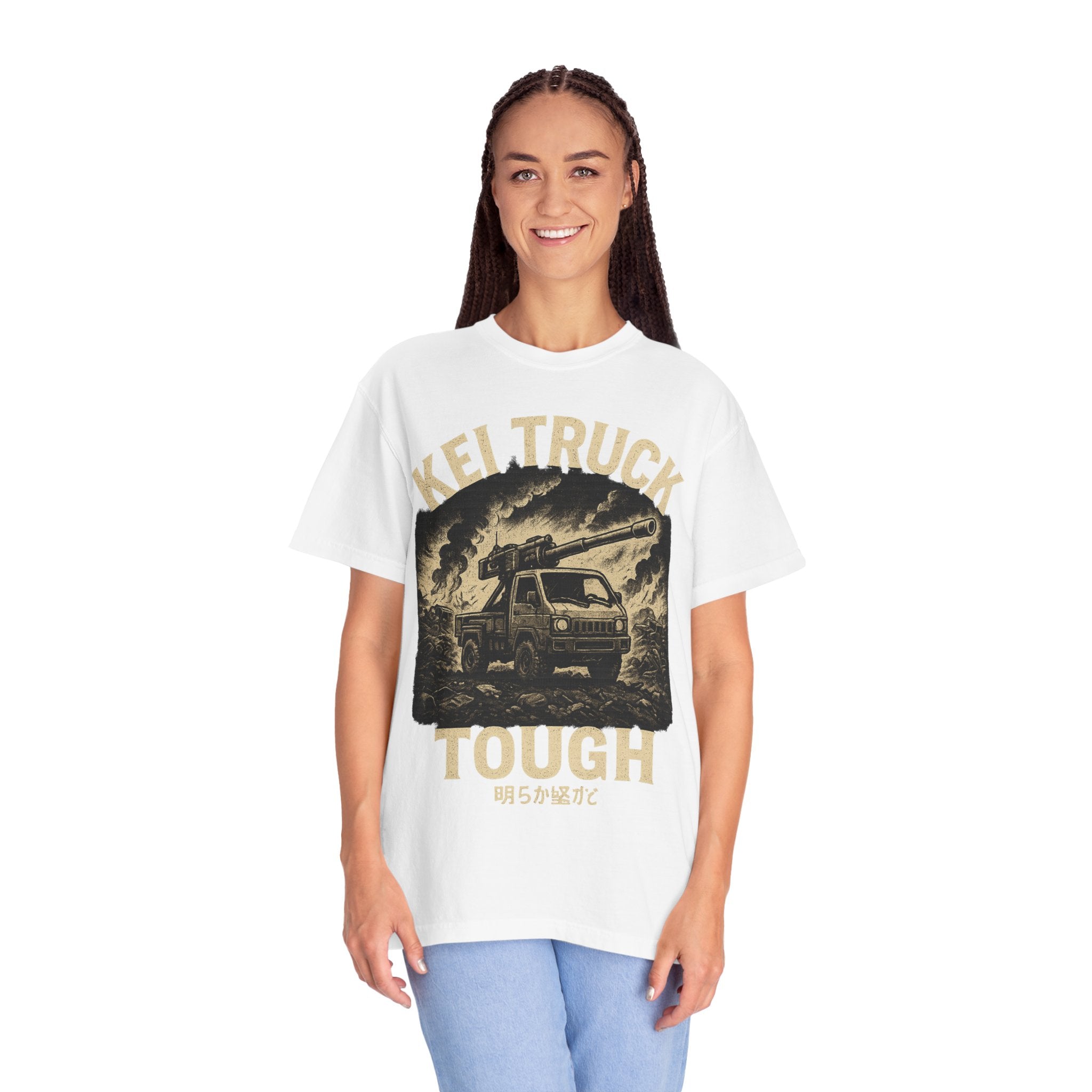 Kei Truck Tough Graphic T-Shirt — Retro Mini Truck Adventure Tee