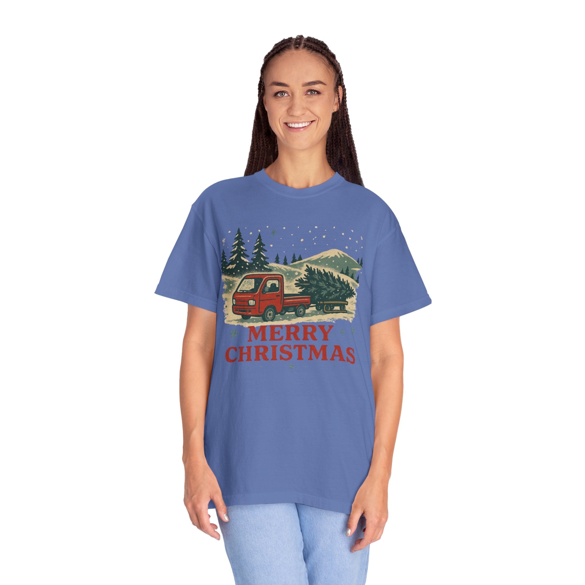 Merry Christmas Vintage Kei Truck T-Shirt