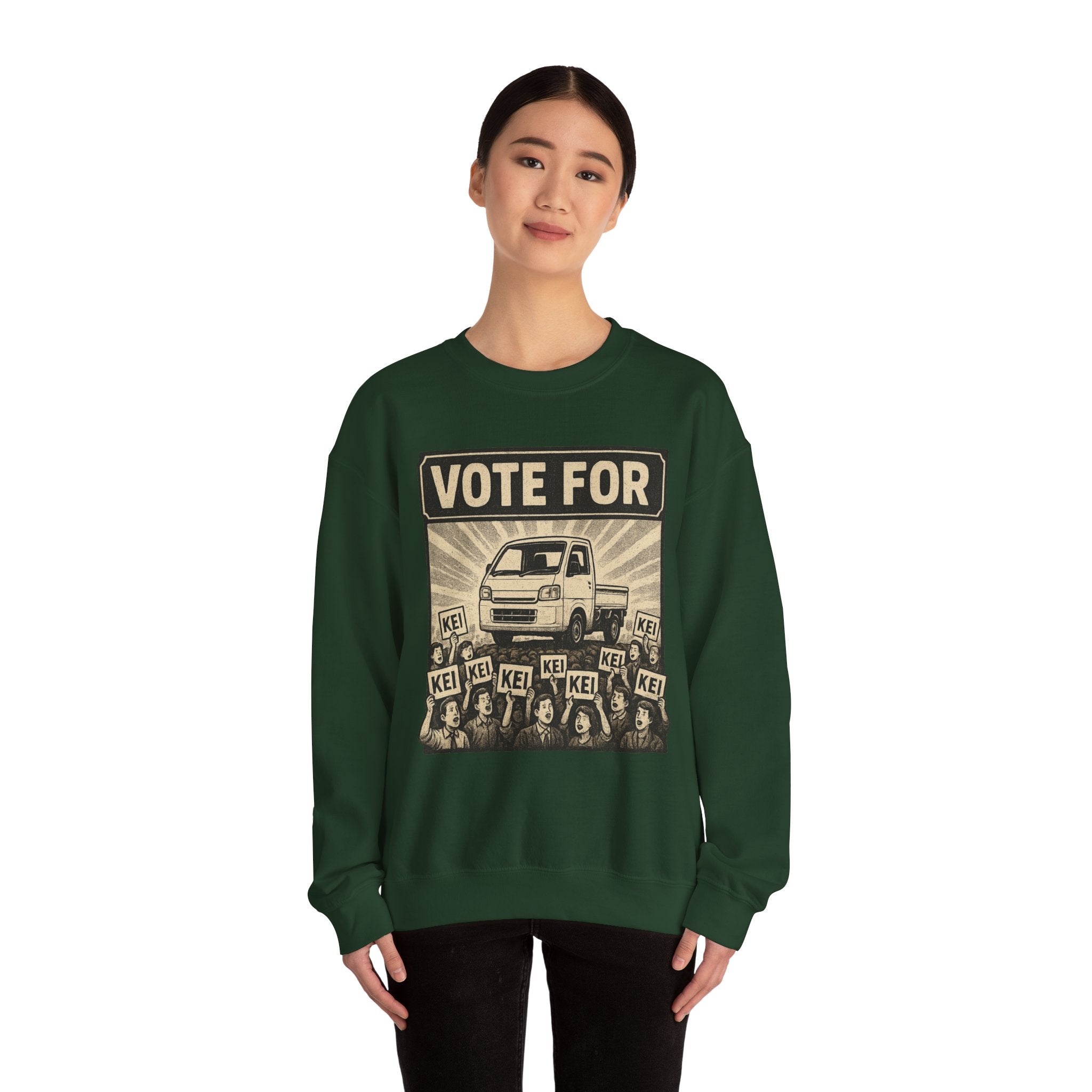 Vote For Kei Trucks Heavy Blend™ Crewneck Sweatshirt