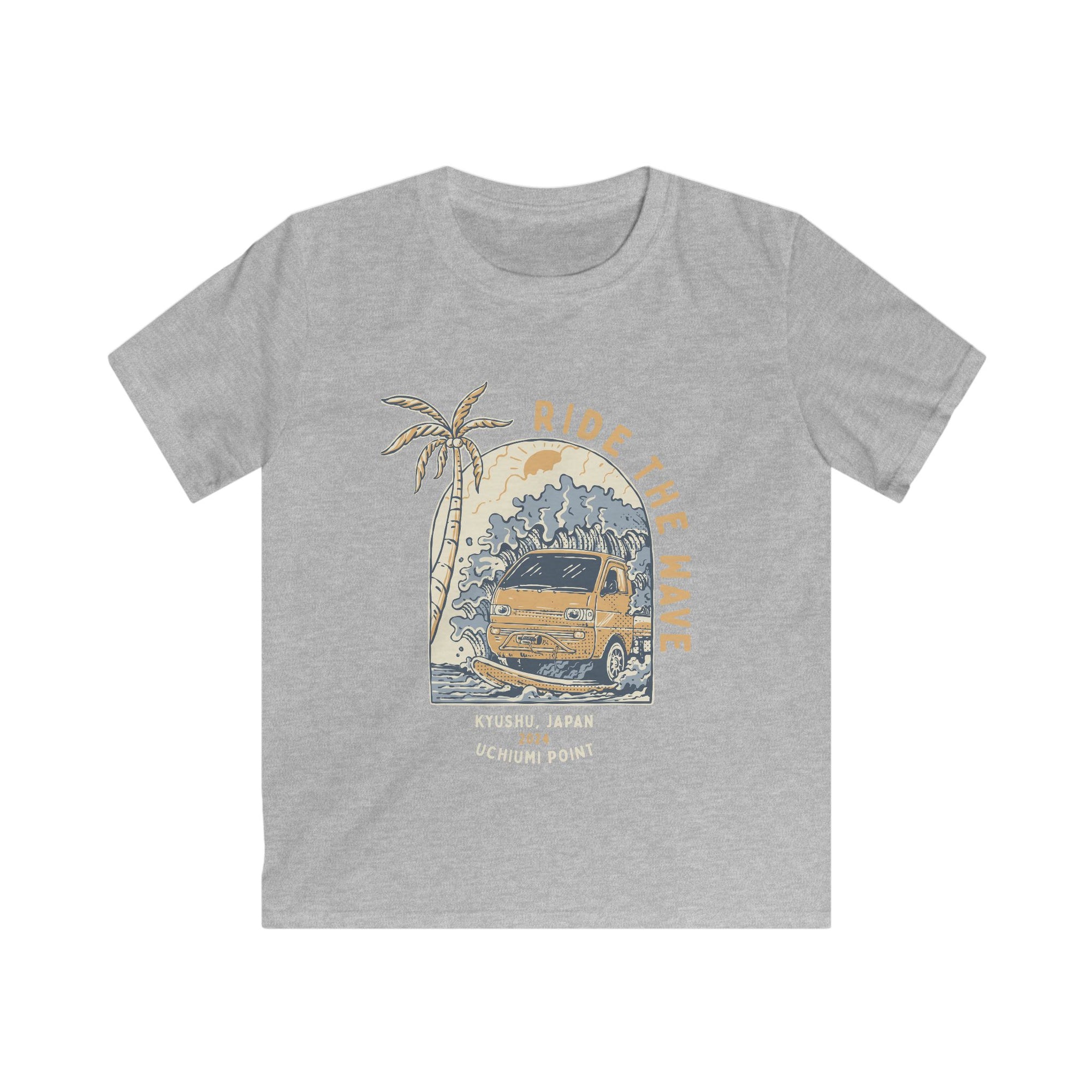 Kids Ride The Wave Kei Truck T-shirt