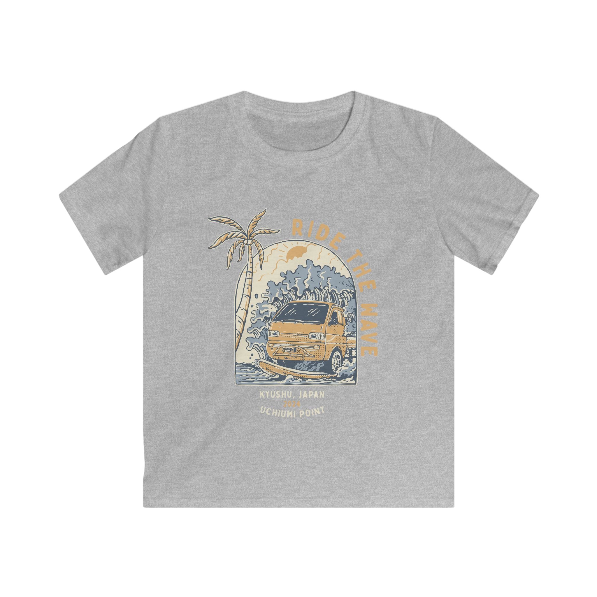 Kids Ride The Wave Kei Truck T-shirt