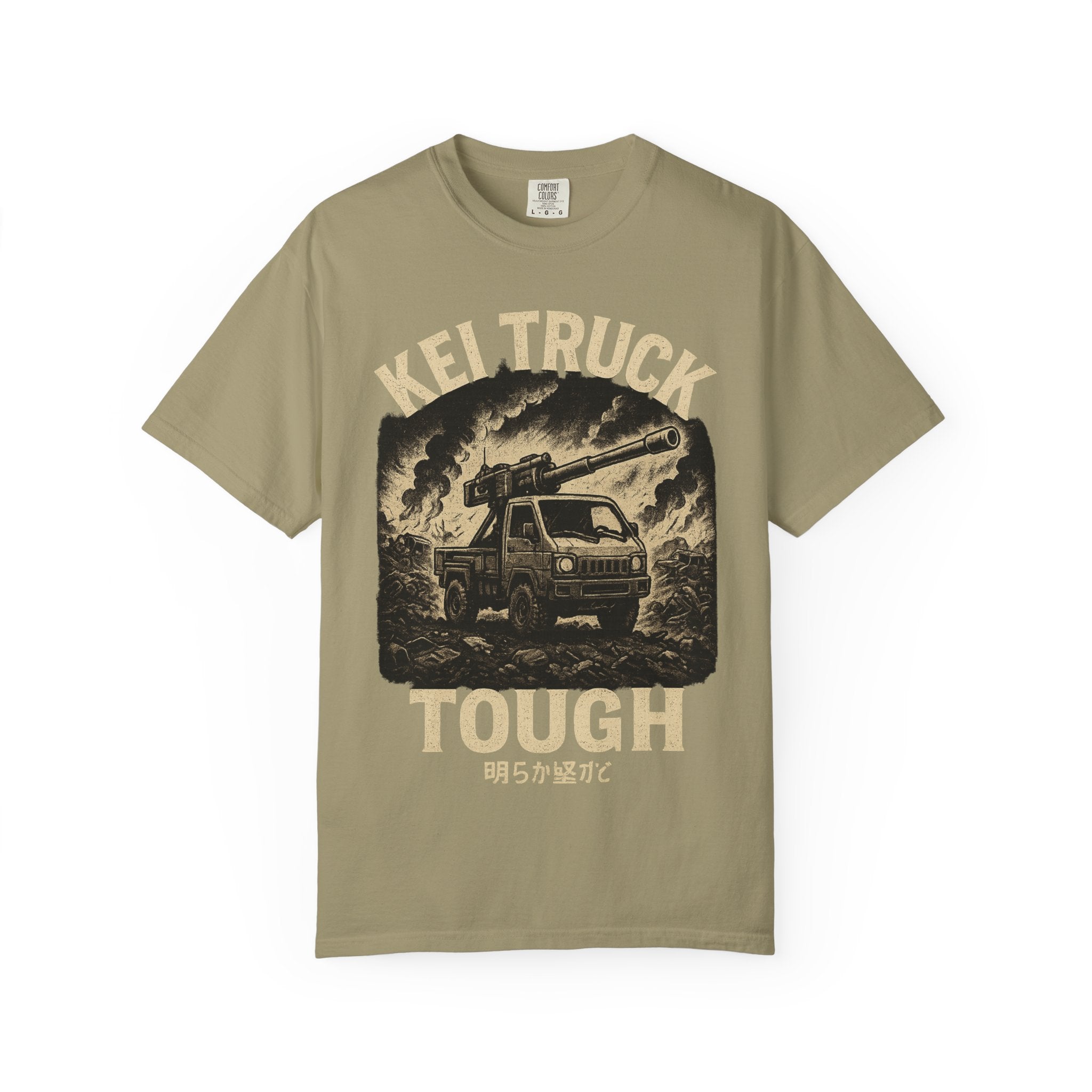 Kei Truck Tough Graphic T-Shirt — Retro Mini Truck Adventure Tee