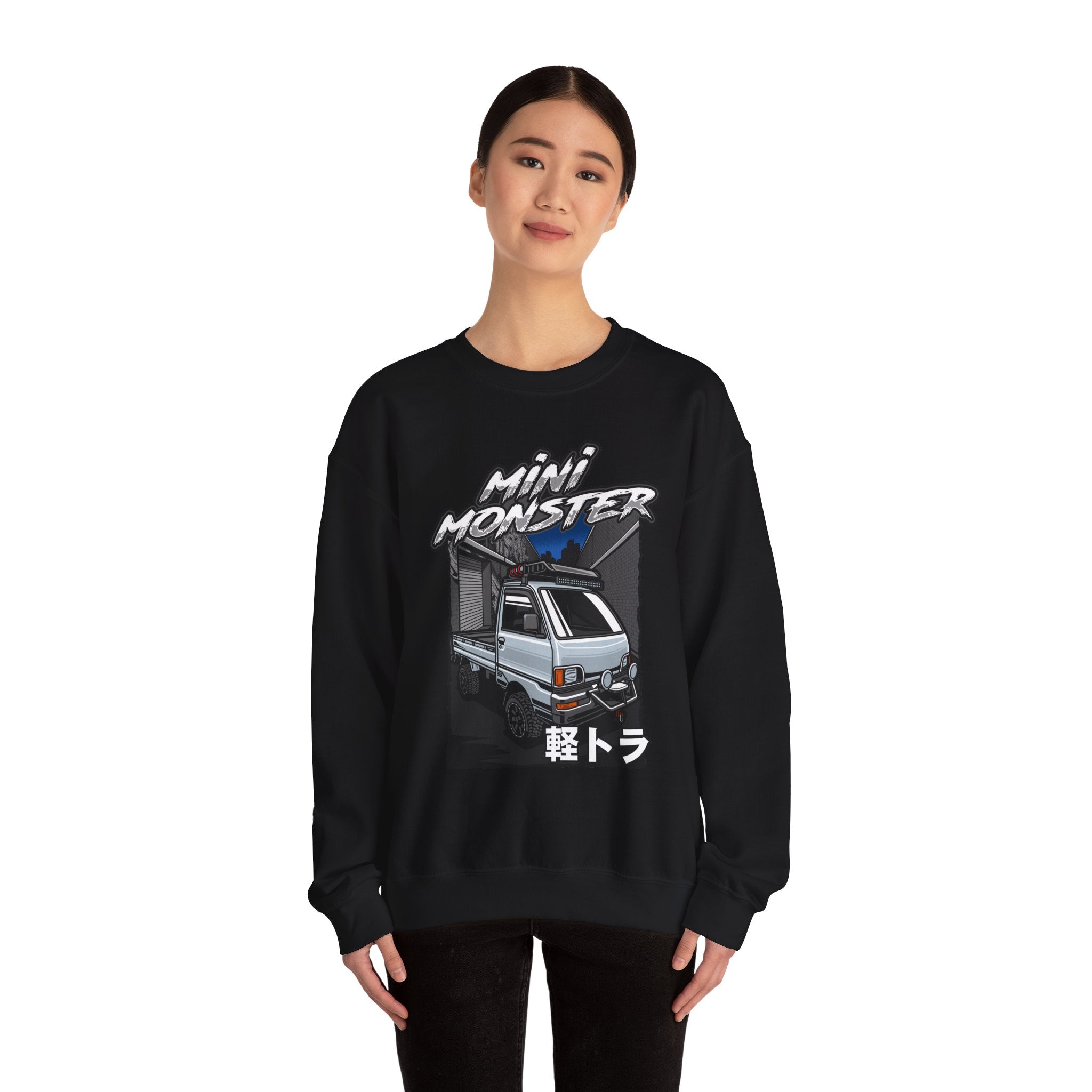 Mini Monster Truck Heavy Blend™ Crewneck Sweatshirt