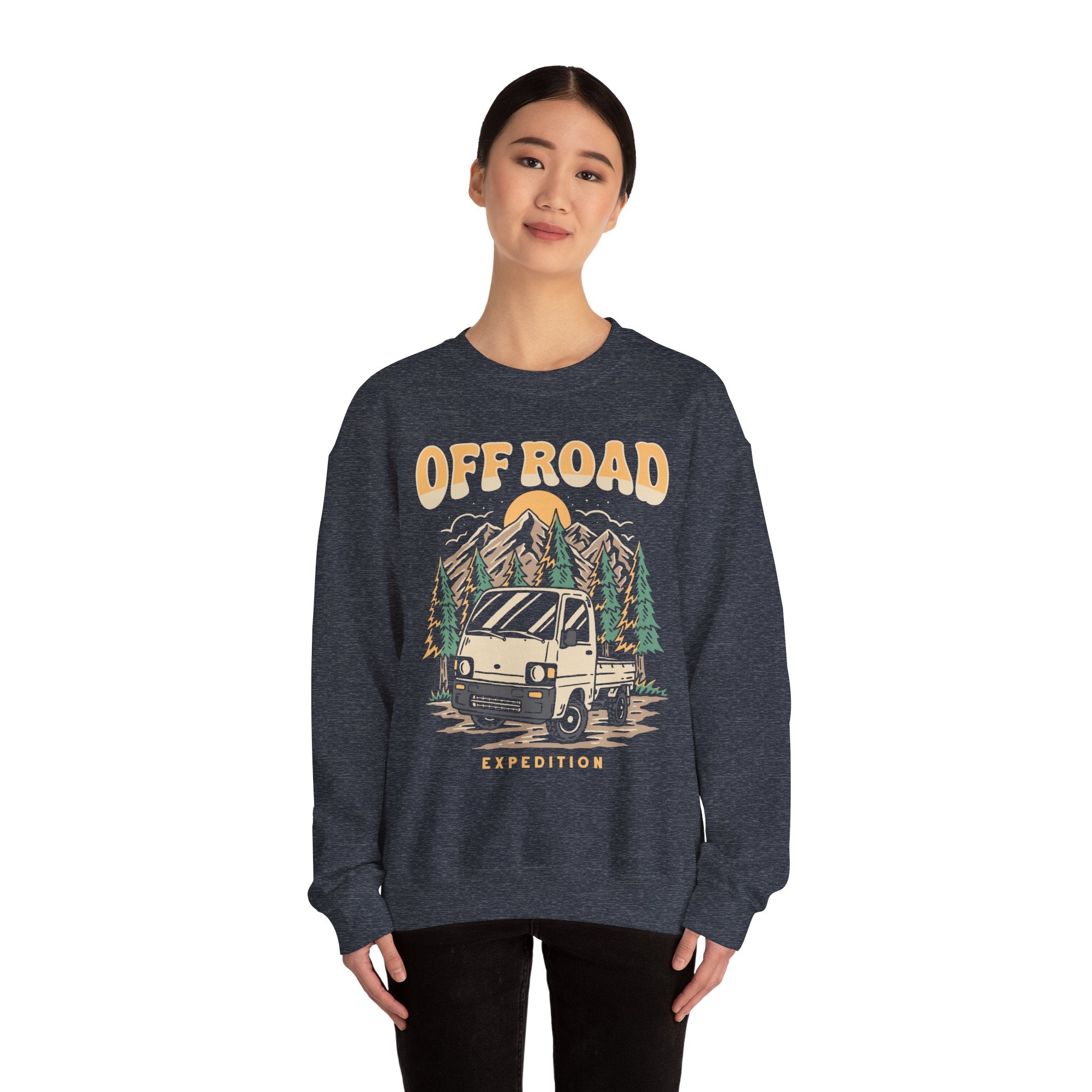 OFF Road Kei Truck Heavy Blend™ Crewneck Sweatshirt