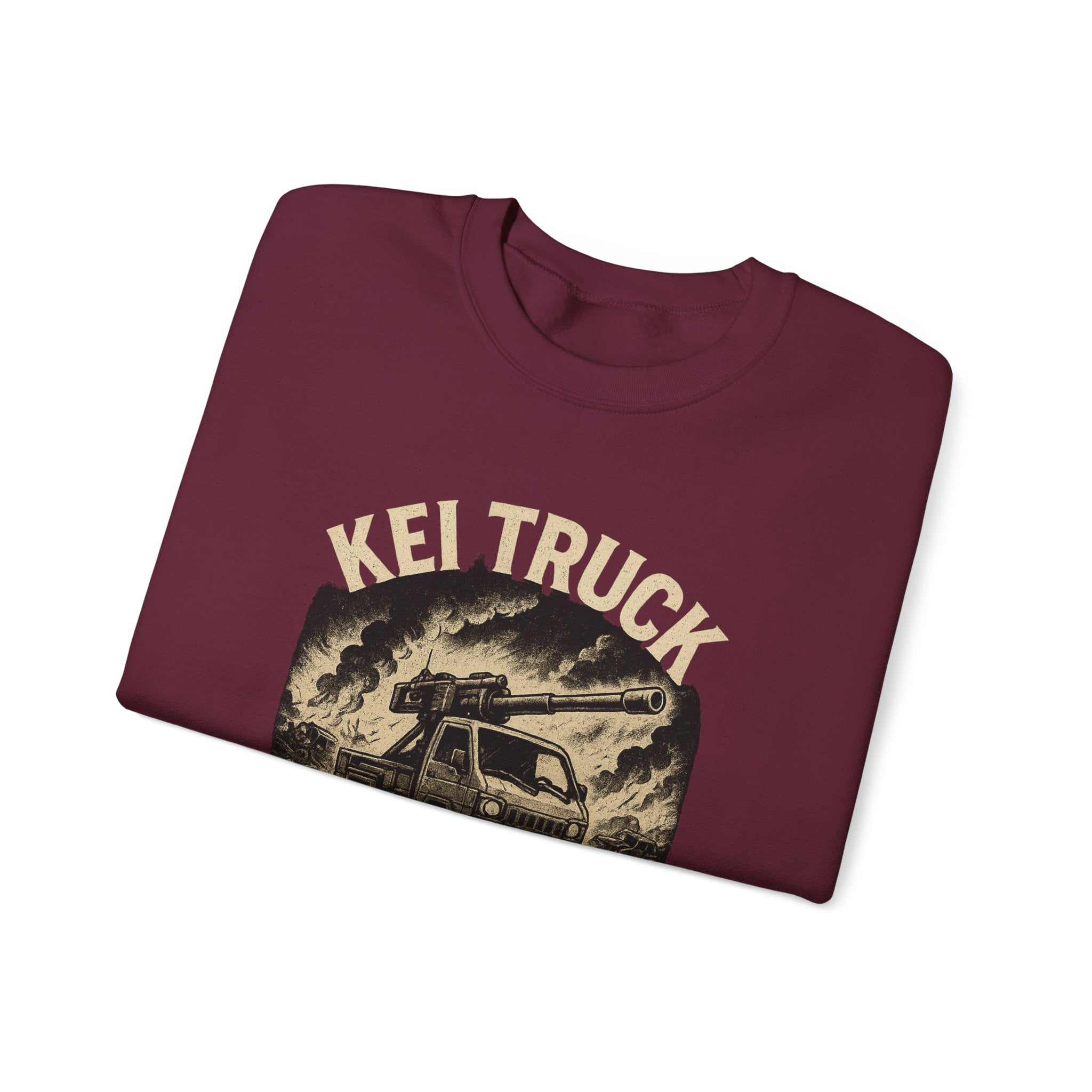 Kei Truck Tough Vintage Off-Road Graphic Heavy Blend™ Crewneck Sweatshirt