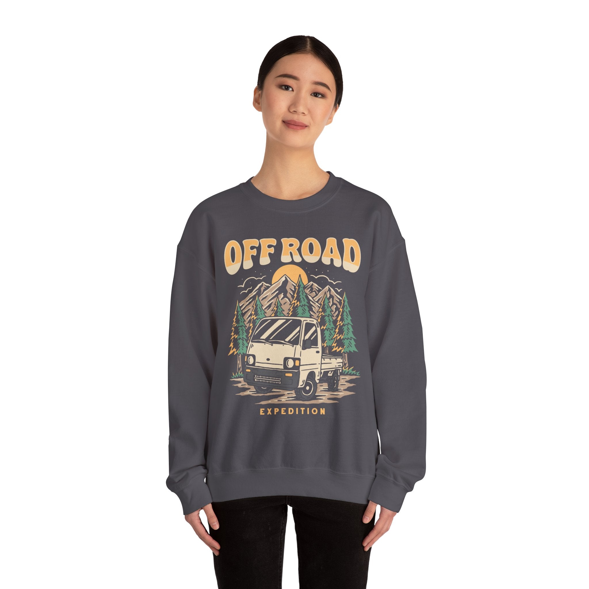 OFF Road Kei Truck Heavy Blend™ Crewneck Sweatshirt