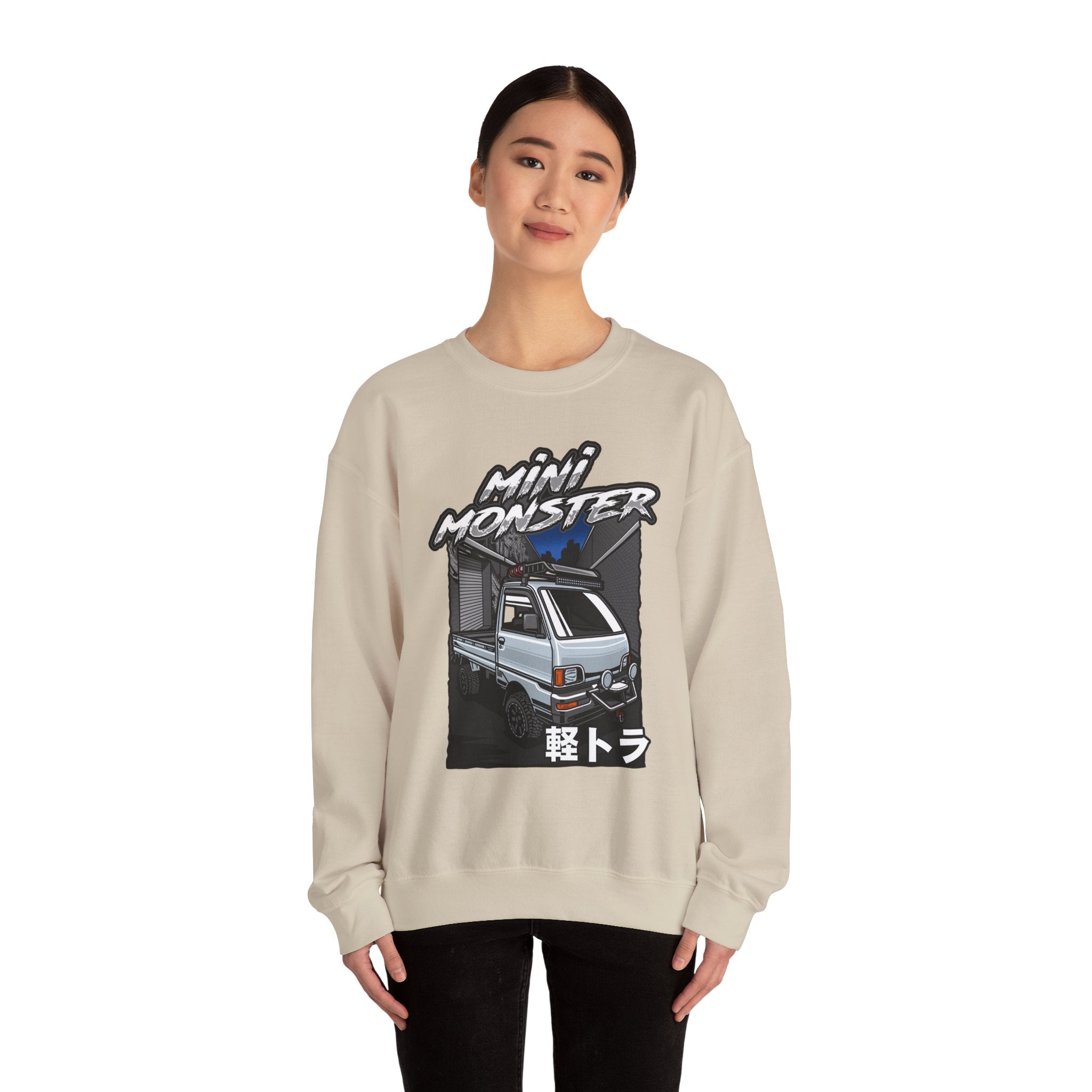 Mini Monster Truck Heavy Blend™ Crewneck Sweatshirt