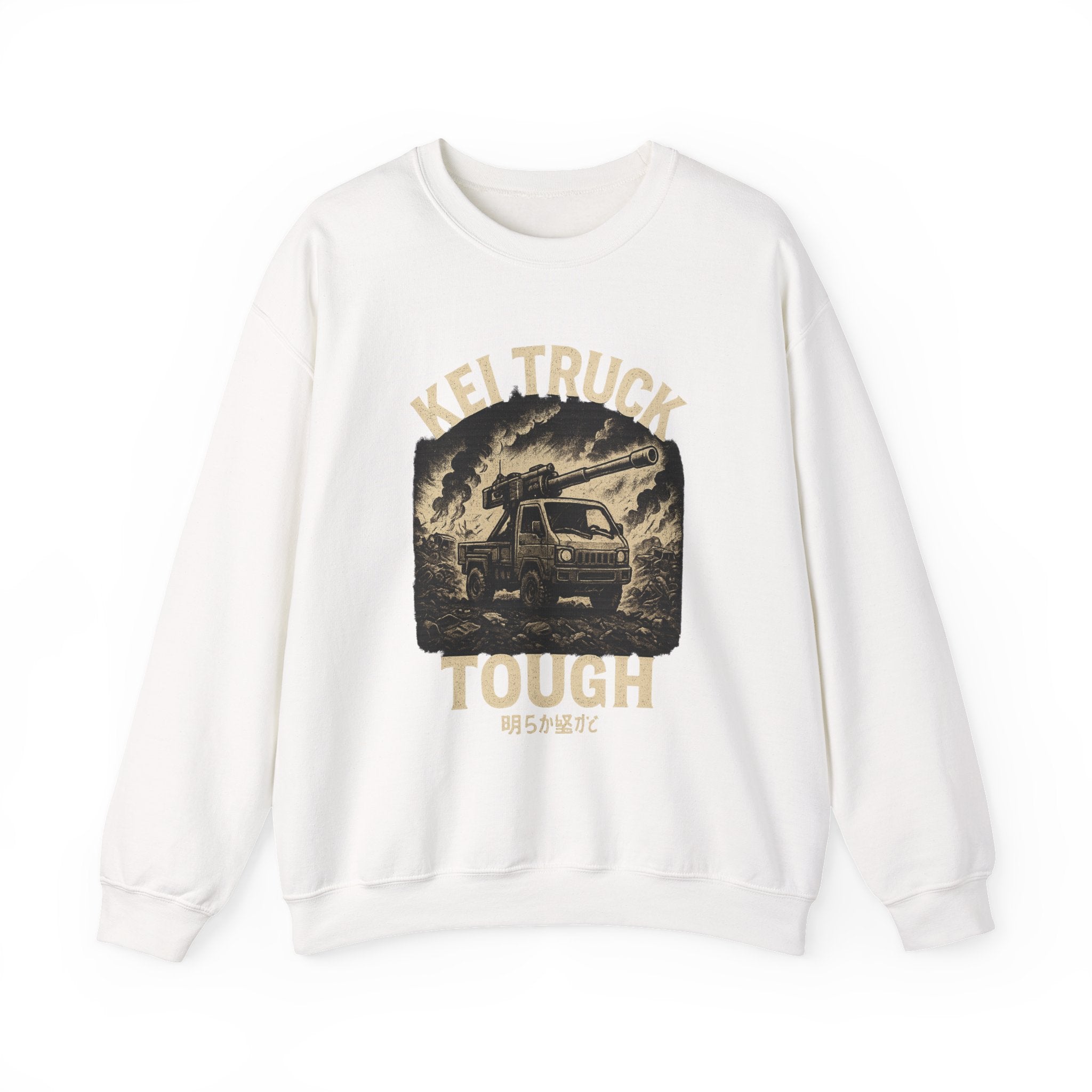 Kei Truck Tough Vintage Off-Road Graphic Heavy Blend™ Crewneck Sweatshirt