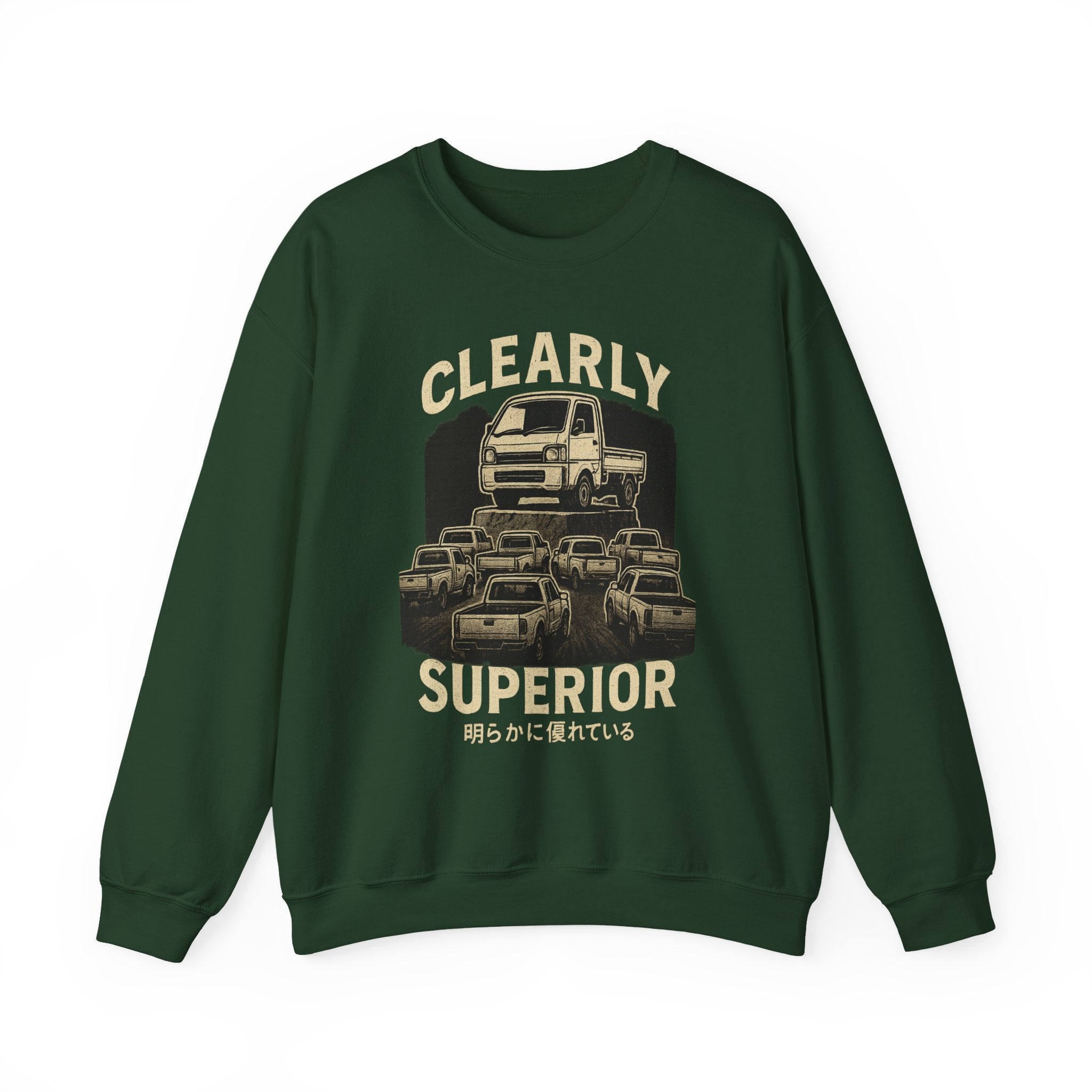 Clearly Superior Kei Truck Heavy Blend™ Crewneck Sweatshirt