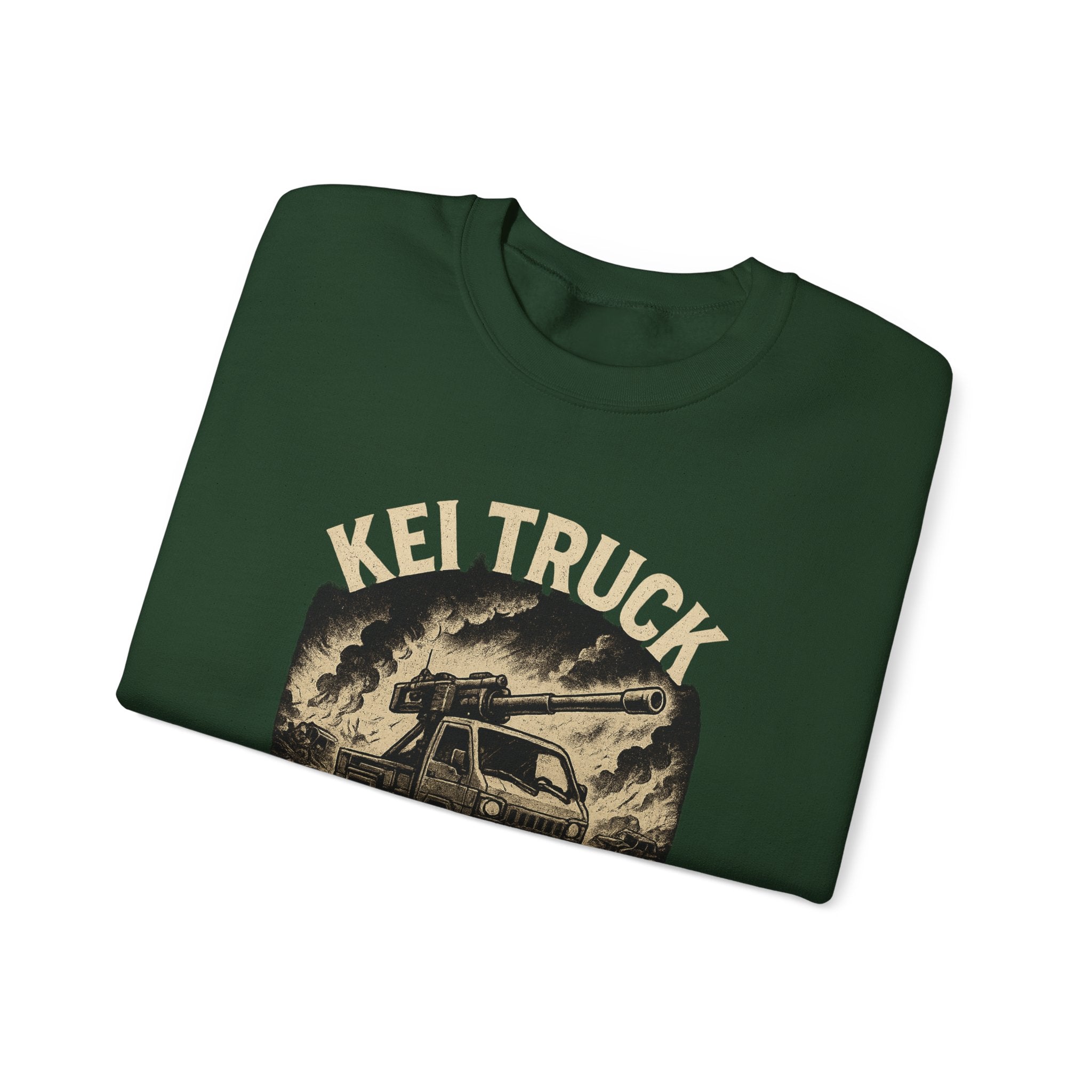 Kei Truck Tough Vintage Off-Road Graphic Heavy Blend™ Crewneck Sweatshirt