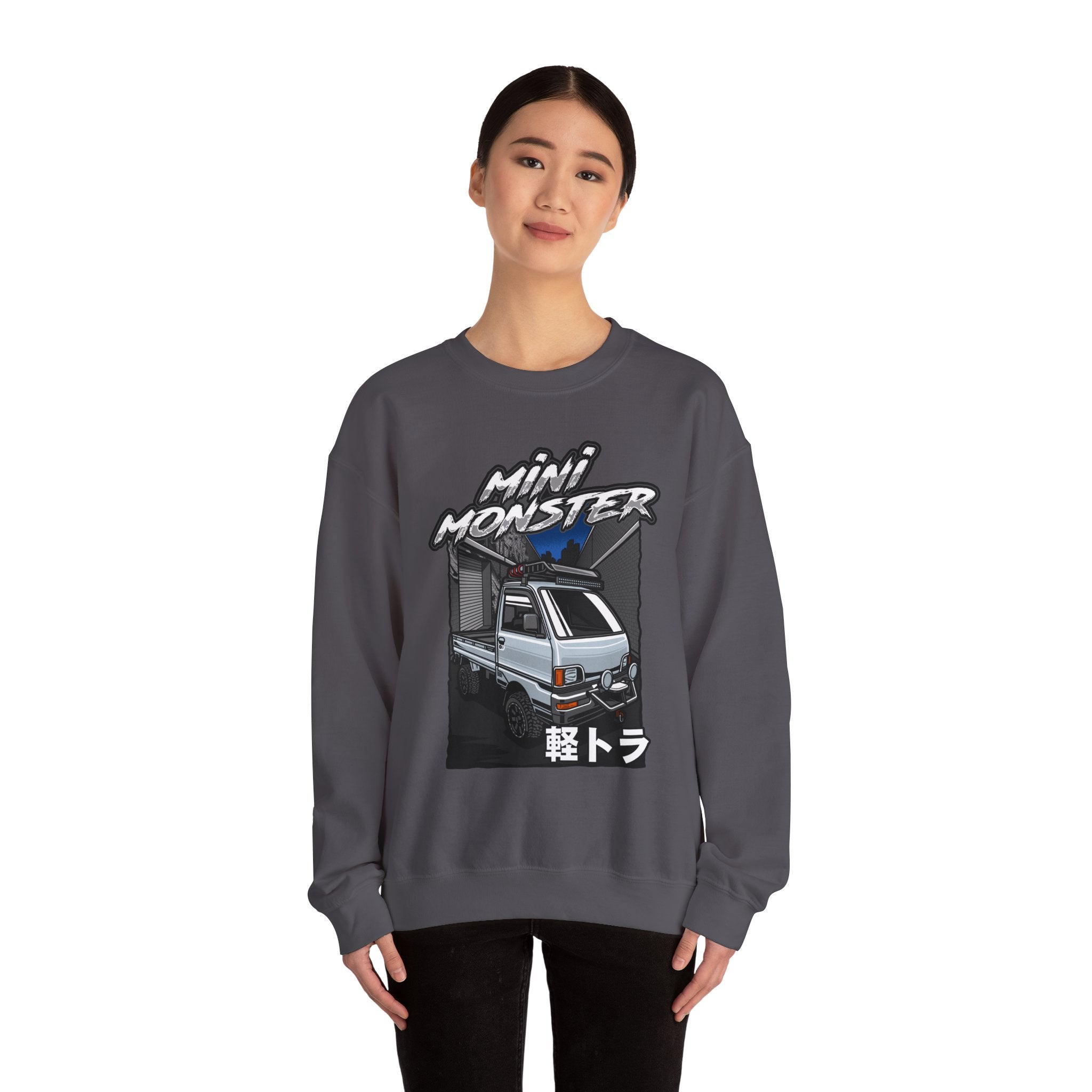 Mini Monster Truck Heavy Blend™ Crewneck Sweatshirt