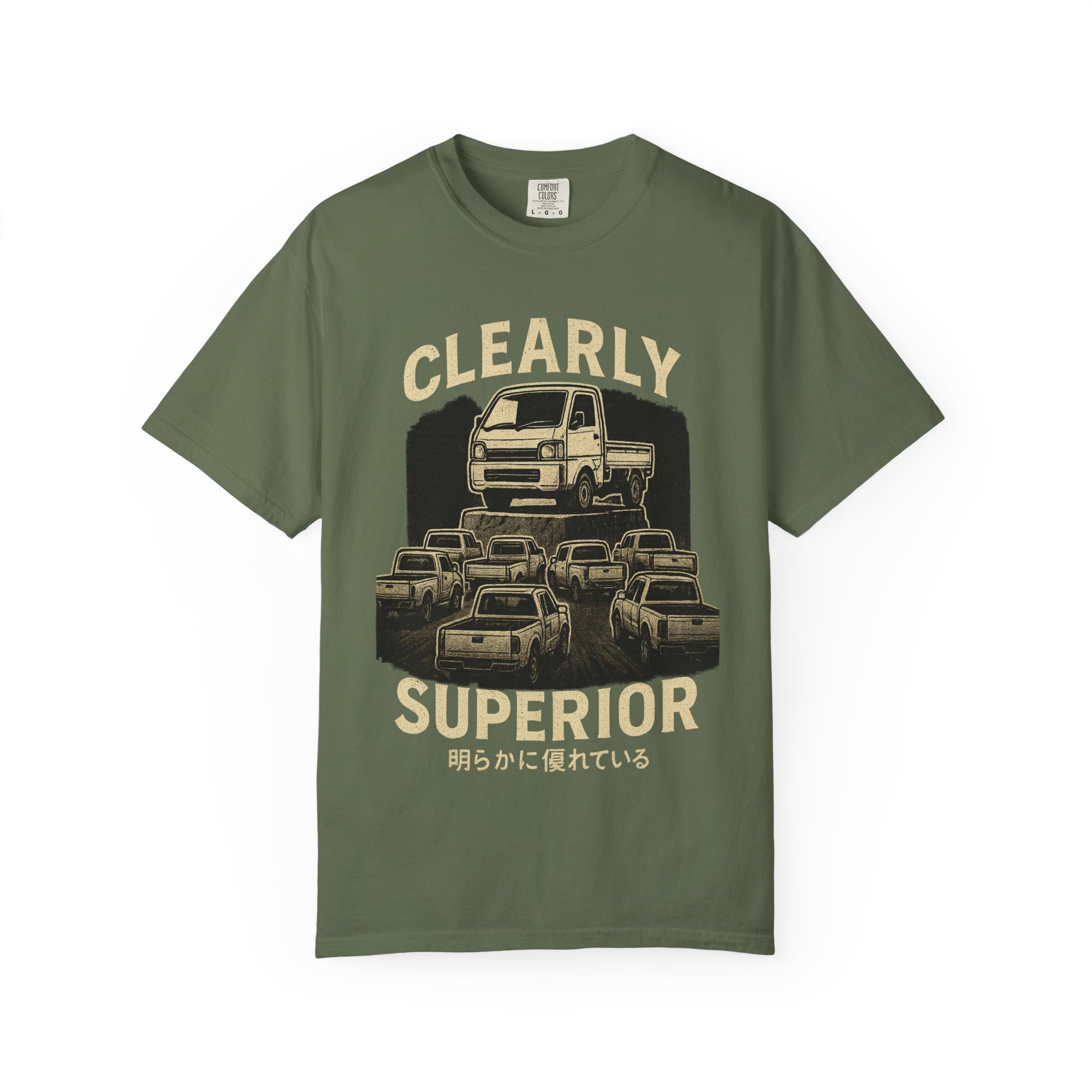Clearly Superior Kei Truck T-Shirt — Retro Car Crew Graphic Tee