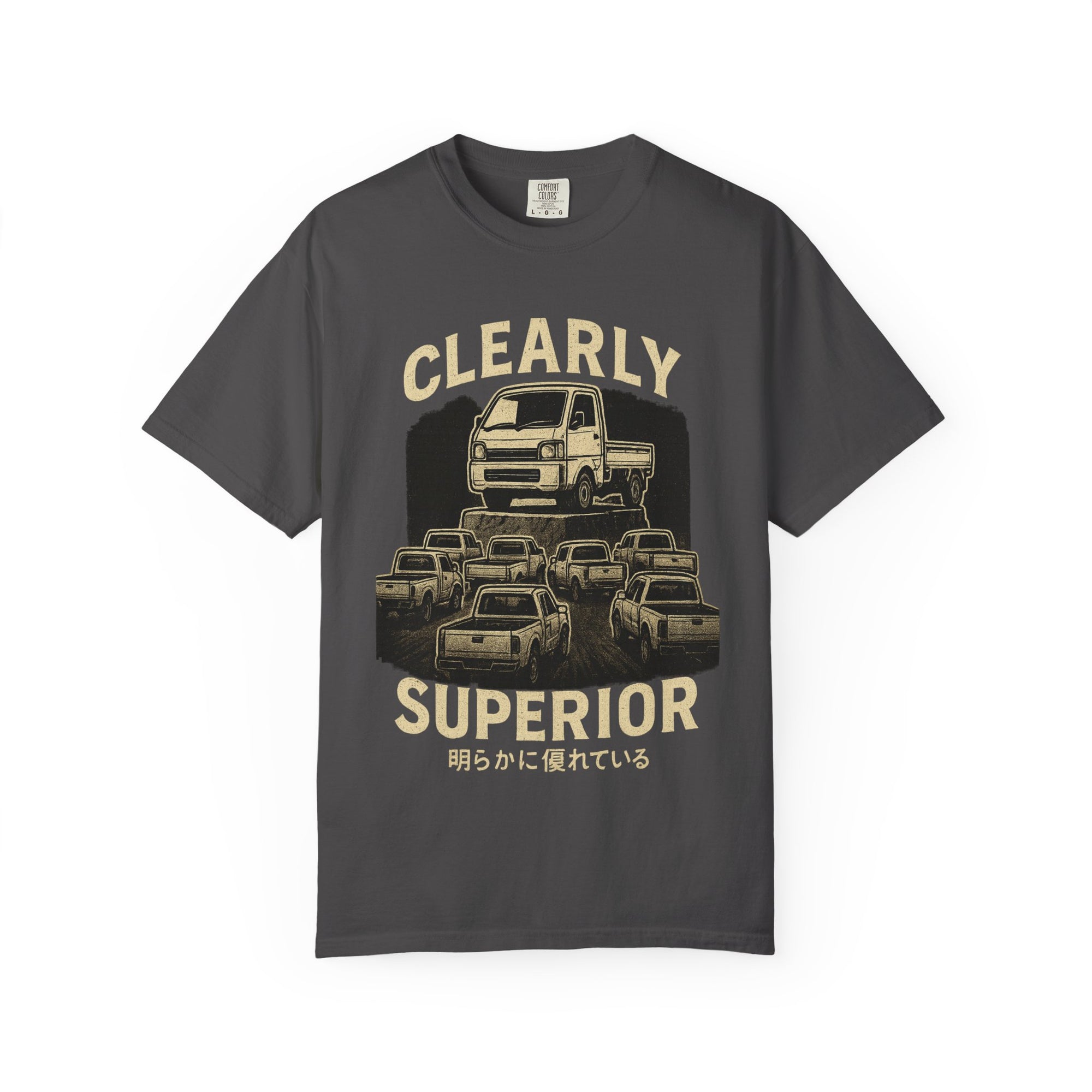 Clearly Superior Kei Truck T-Shirt — Retro Car Crew Graphic Tee